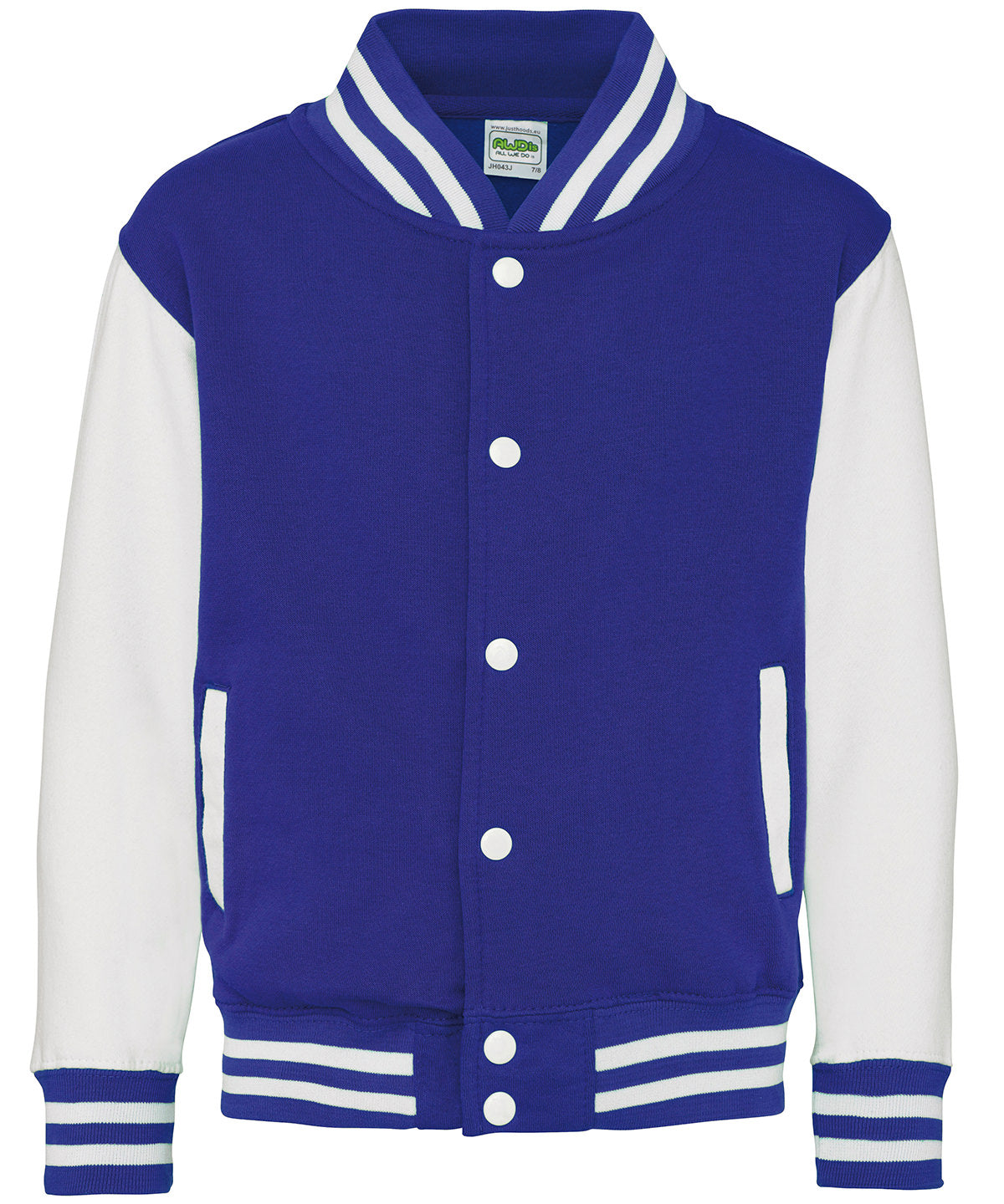 Peysa AWDis Just Hoods JH43J – Royal Blue/White – 12/13 Years