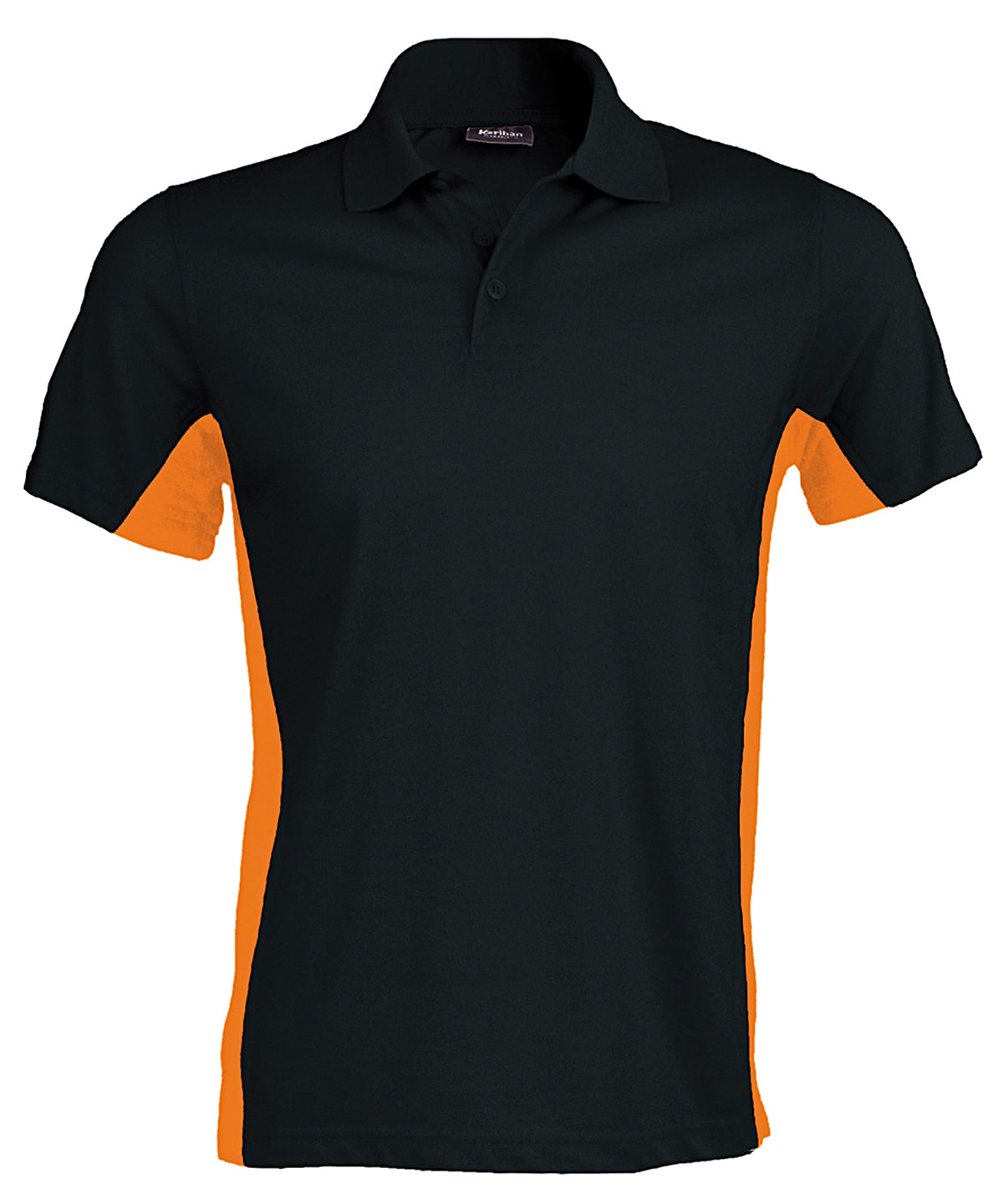 Pólóbolur Kariban KB232 – Black/Orange – 2XL