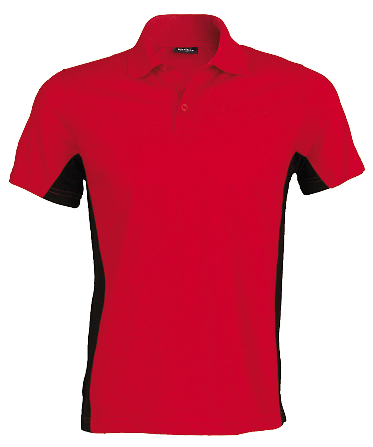 Pólóbolur Kariban KB232 – Red/Black – 2XL