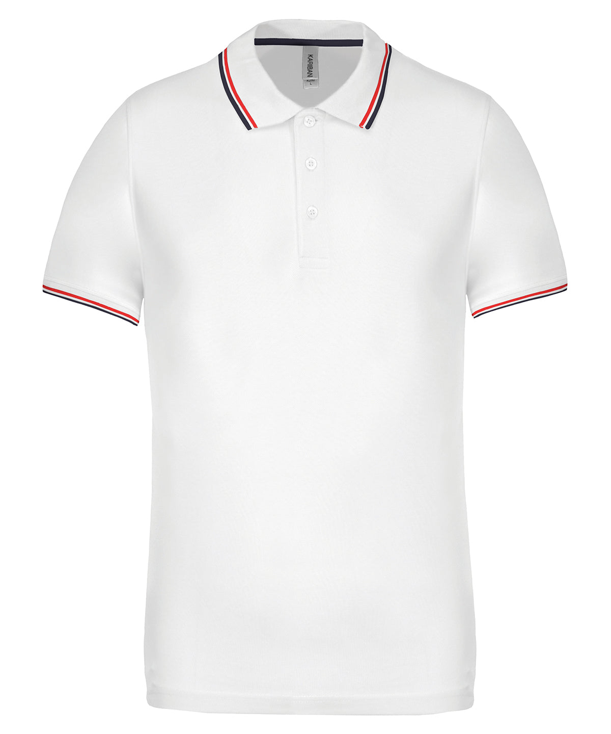 Pólóbolur Kariban KB250 – Hvítur – 3XL