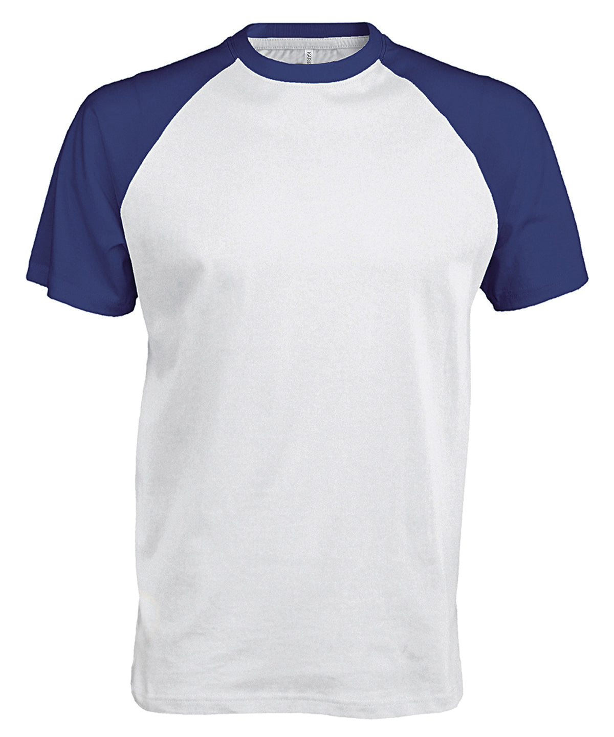 Stuttermabolur Kariban KB330 – White/Royal – 2XL
