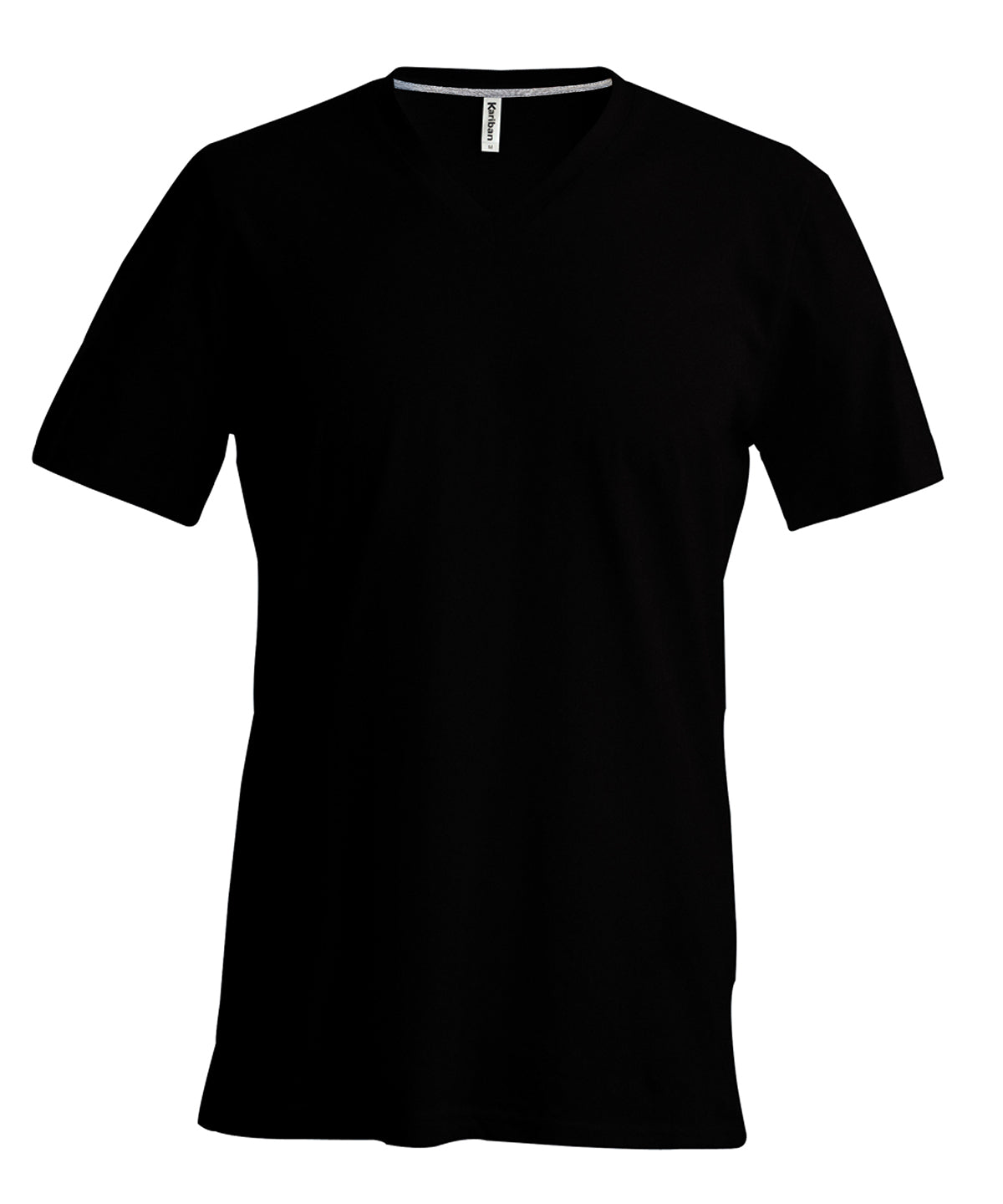 Stuttermabolur Kariban KB357 – Svartur – 4XL