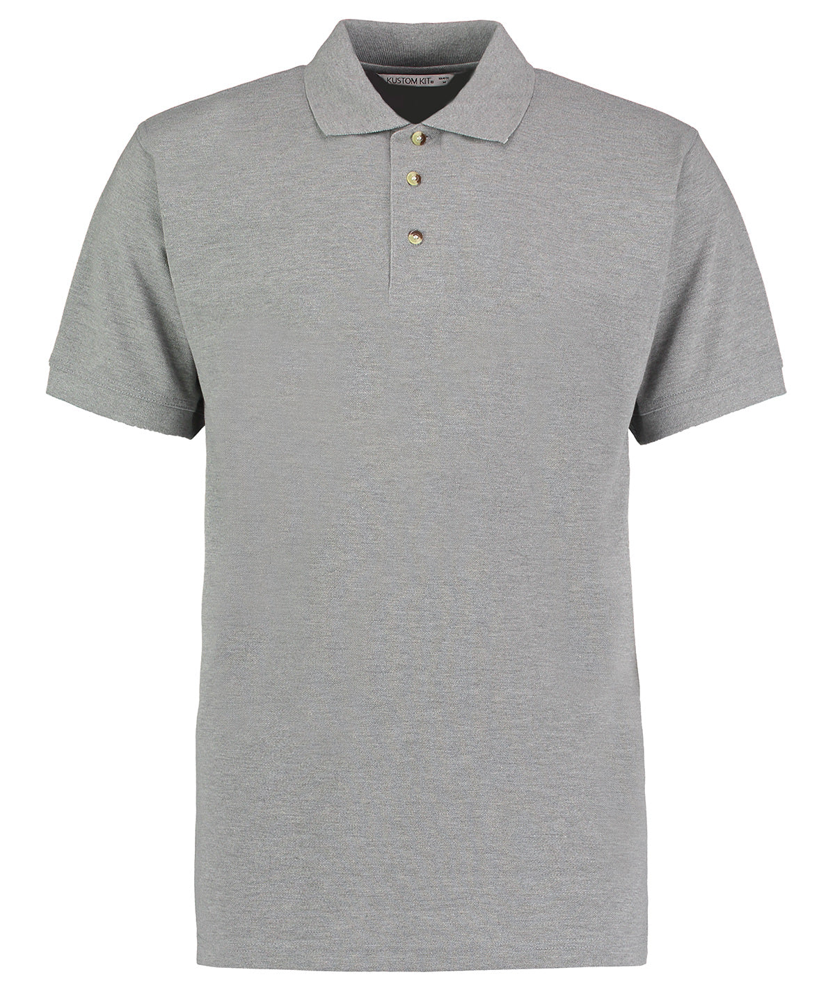 Pólóbolur Kustom Kit KK400 – Heather Grey – 3XL