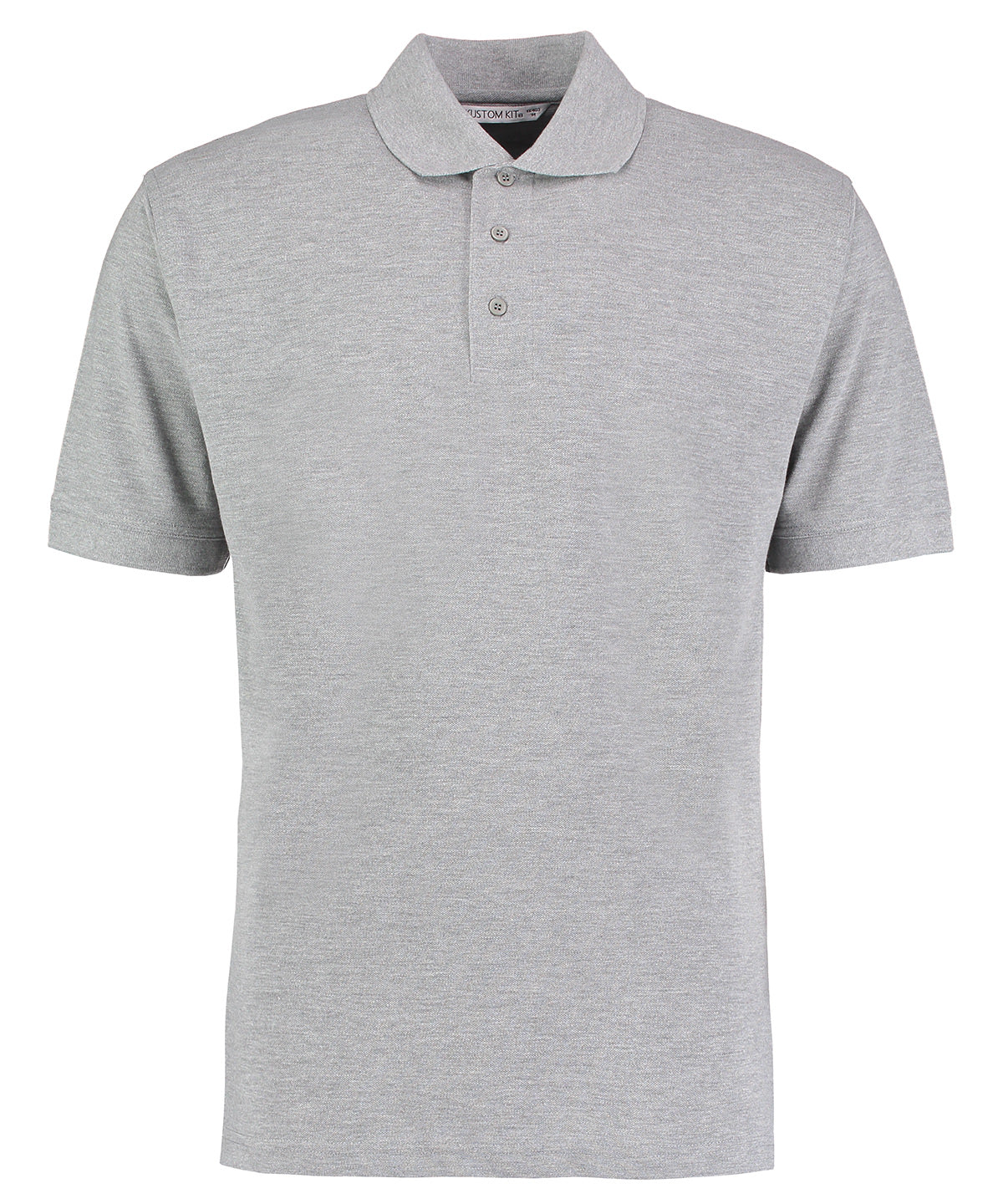 Pólóbolur Kustom Kit KK403 – Heather Grey – 3XL