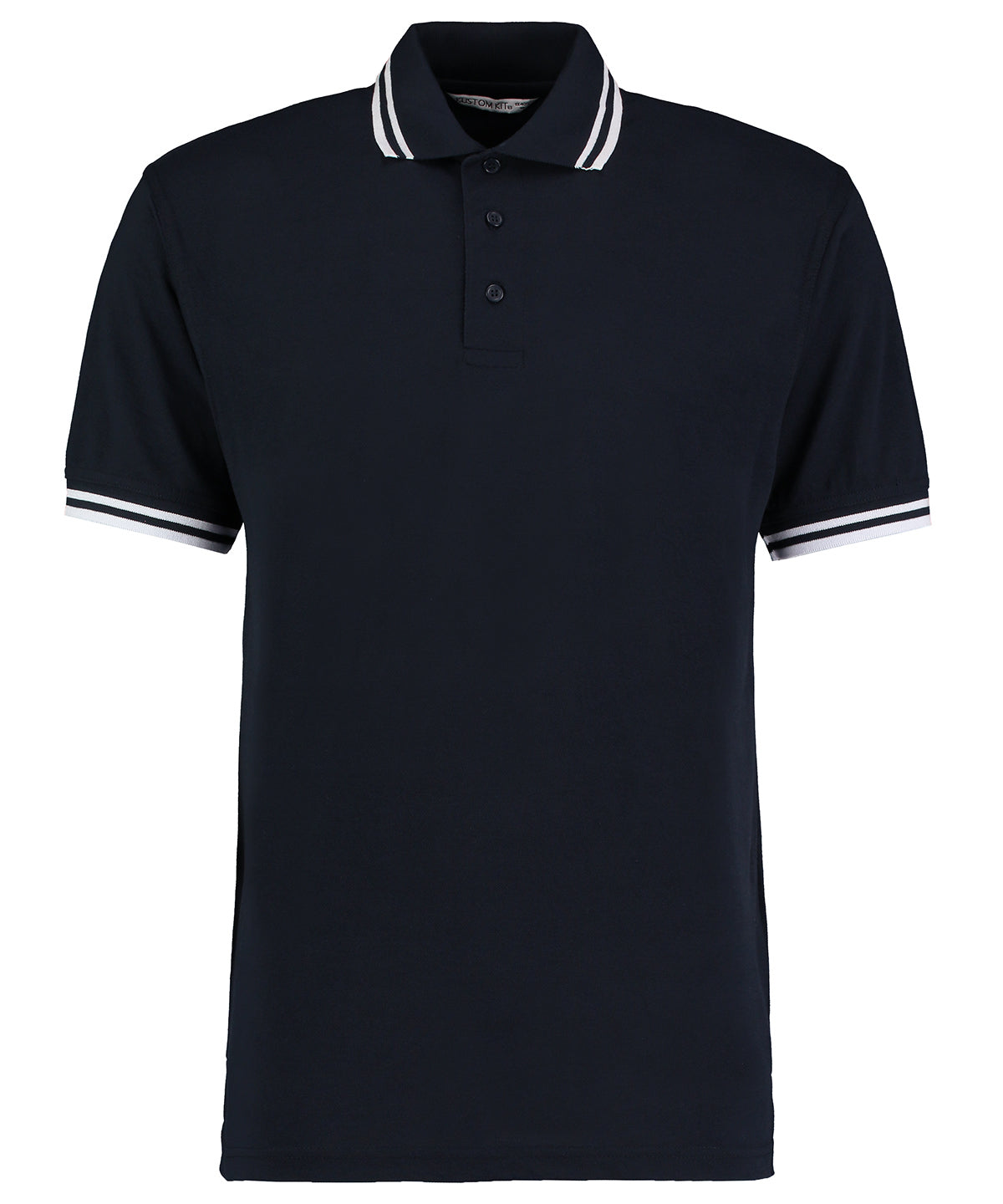 Pólóbolur Kustom Kit KK409 – Navy/White – 3XL