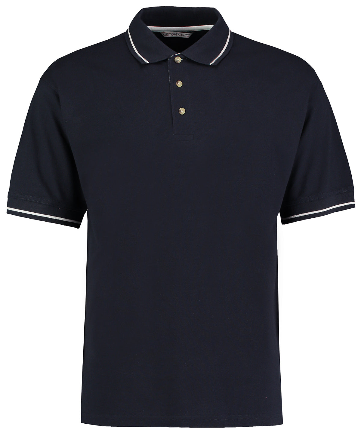 Pólóbolur Kustom Kit KK606 – Navy/White – 2XL