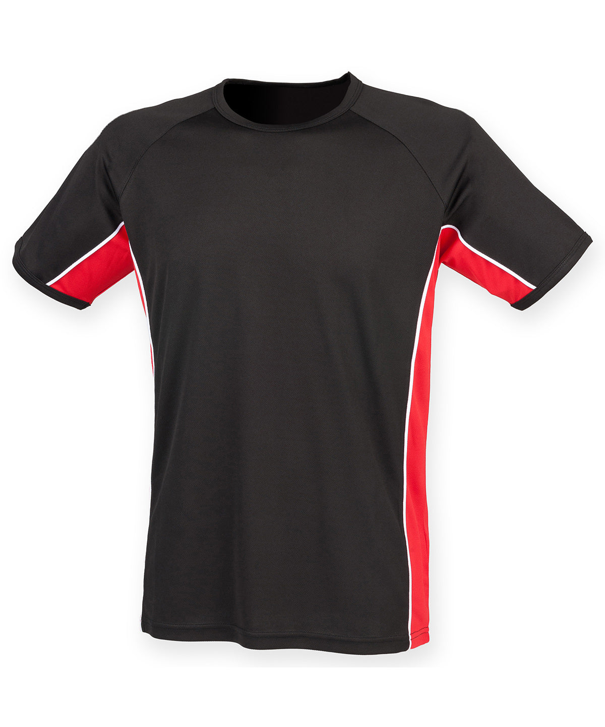 Stuttermabolur Finden & Hales LV242 – Black/Red/White – 13/14 Years