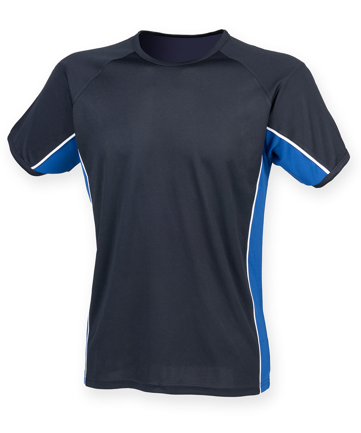 Stuttermabolur Finden & Hales LV242 – Navy/Royal/White – 13/14 Years