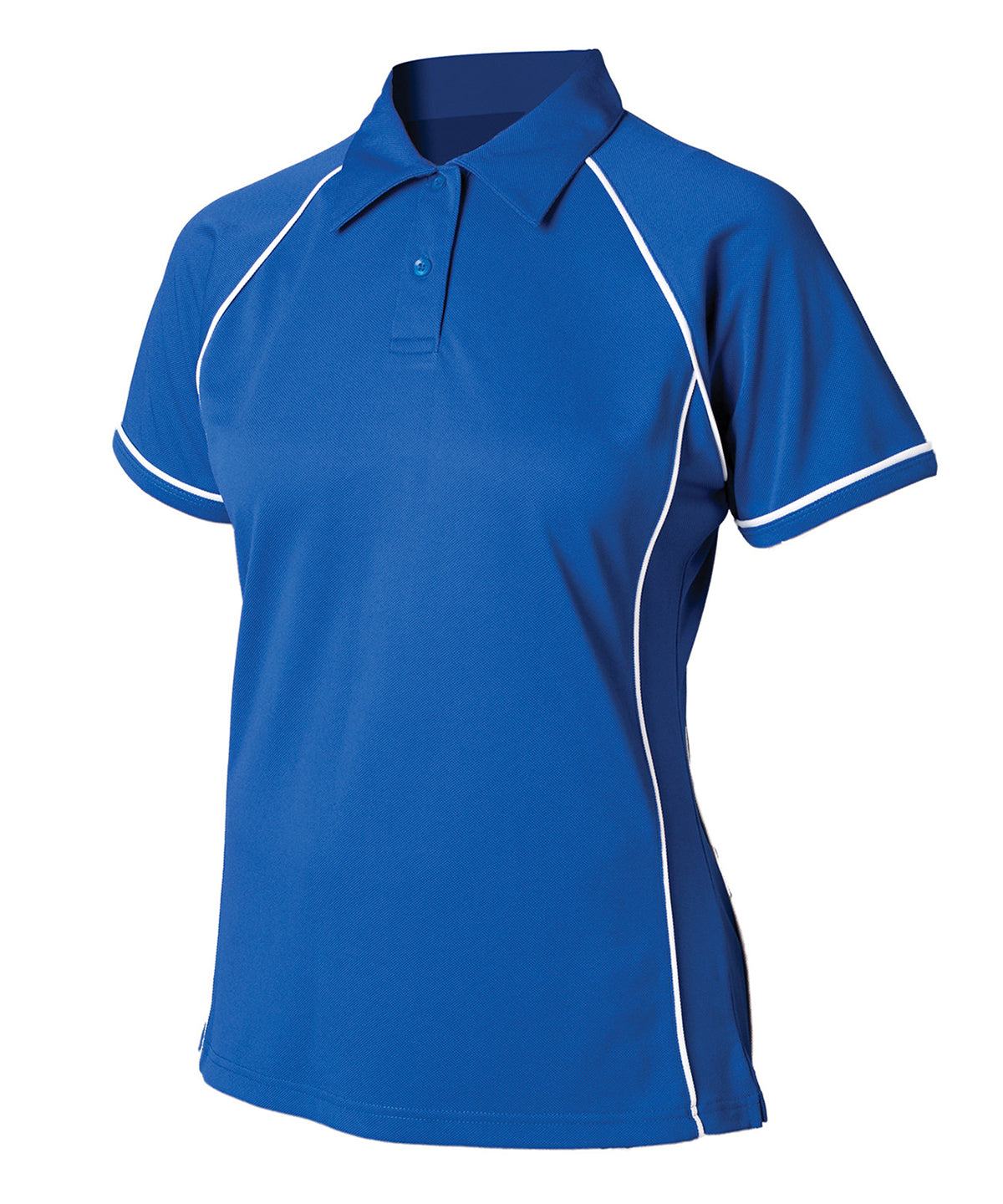 Pólóbolur Finden & Hales LV371 – Royal/White – 2XL