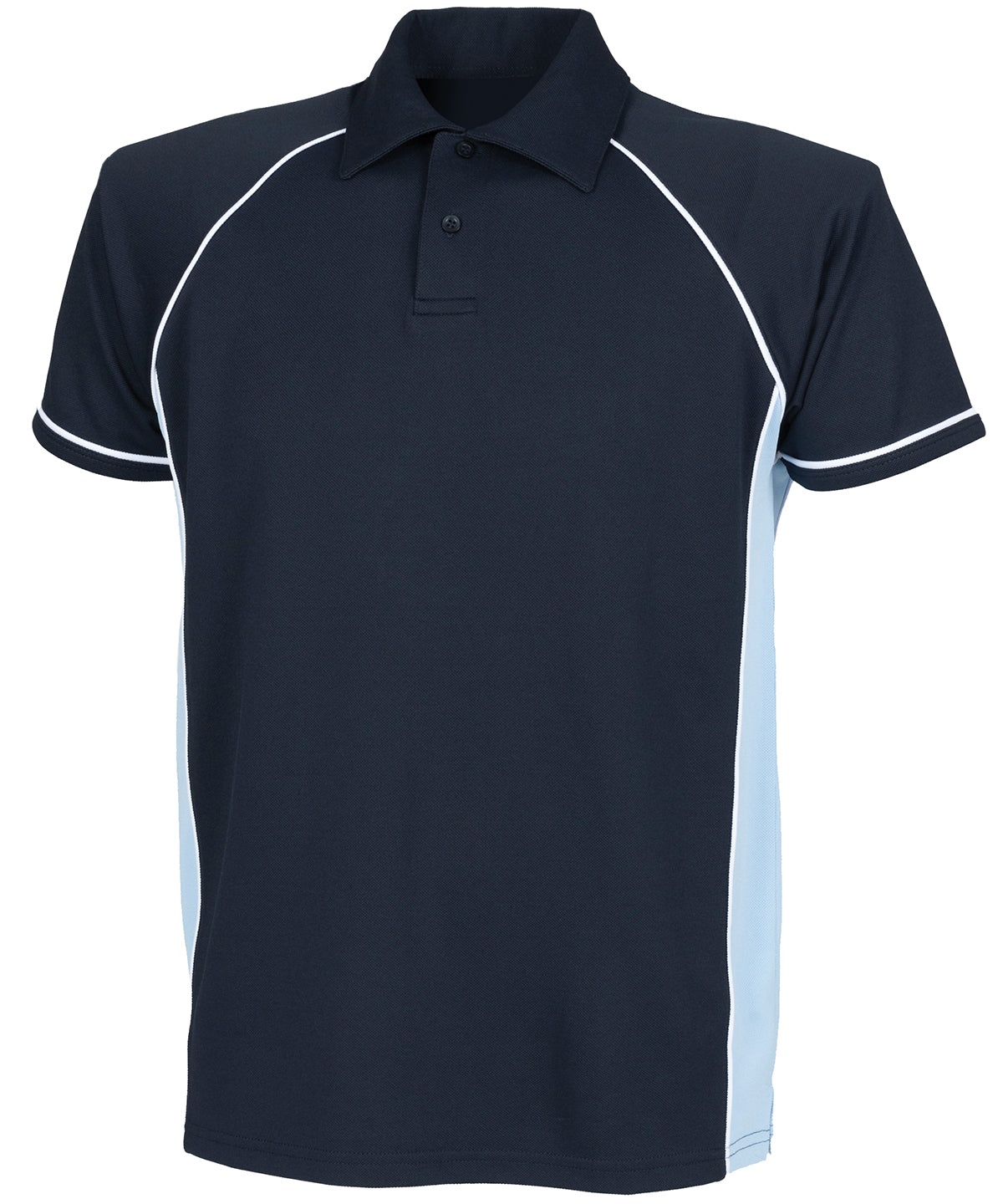 Pólóbolur Finden & Hales LV372 – Navy/Sky/White – 13/14 Years