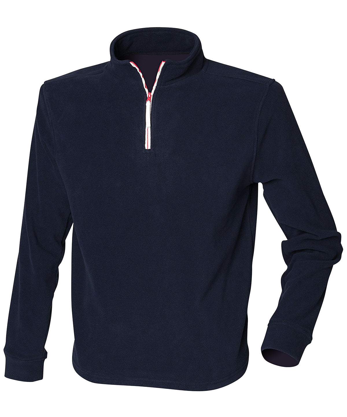 Flíspeysa Finden & Hales LV570 – Navy/White/Red – 2XL