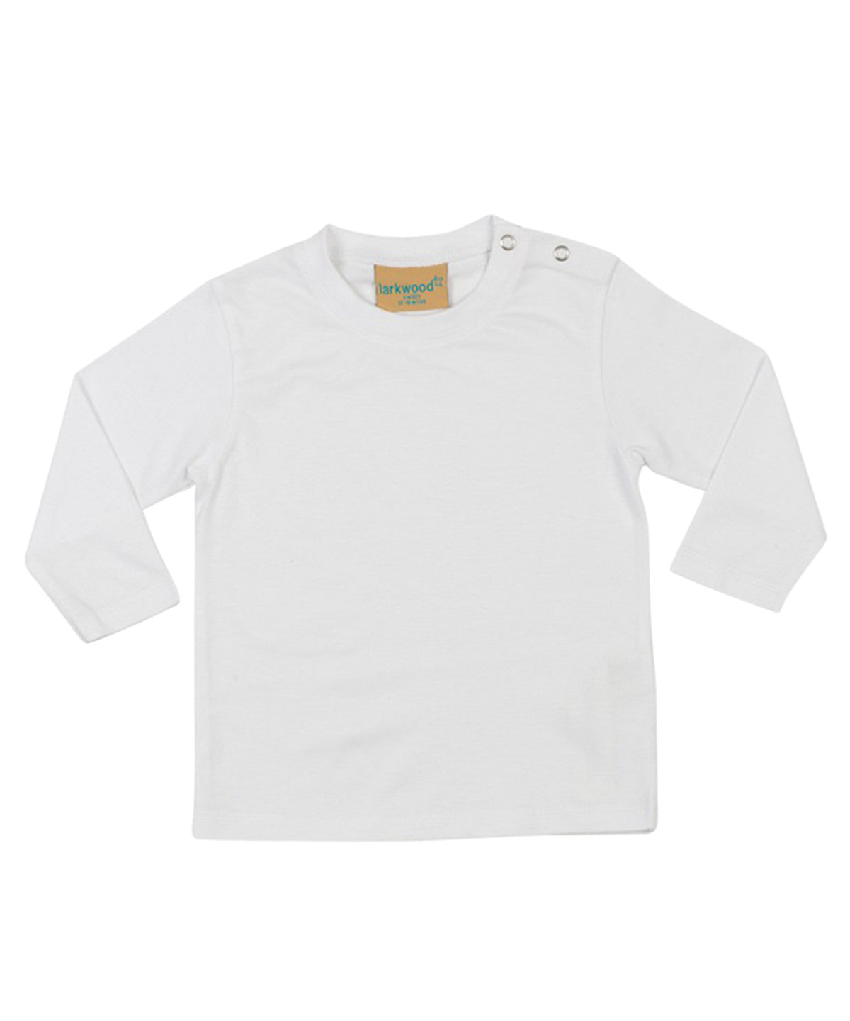 Stuttermabolur Larkwood LW21T – Hvítur – 24/36 Months