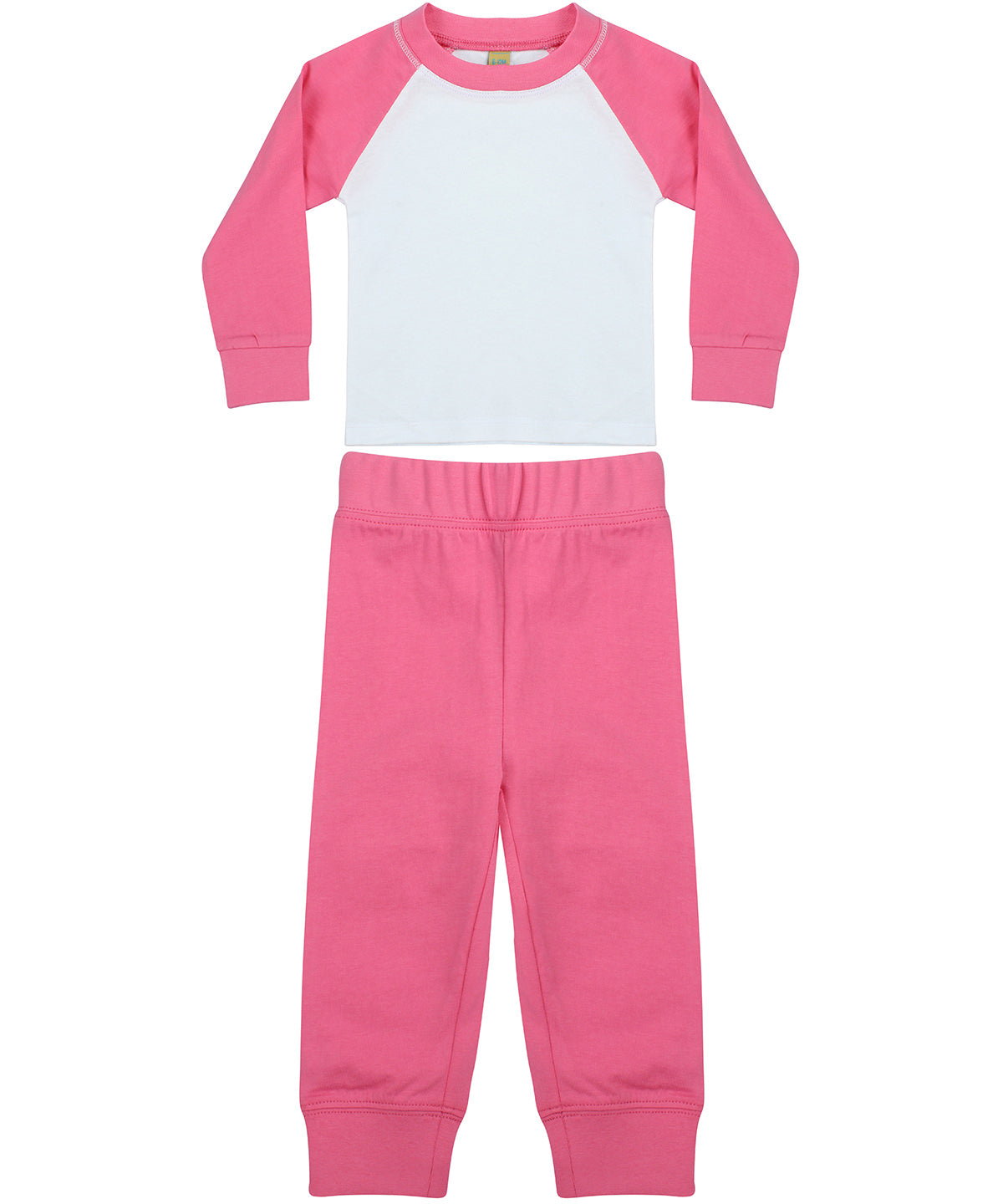 Náttföt Larkwood LW71T – Candyfloss Pink/White – 3/4 Years