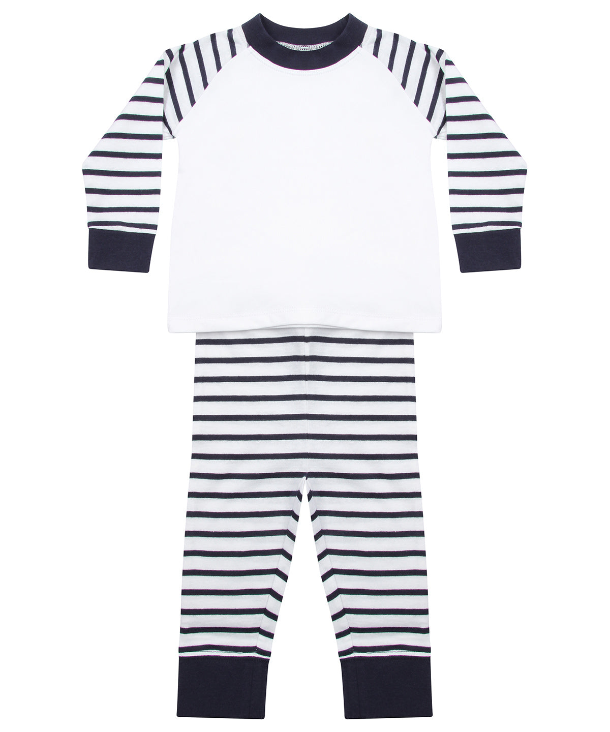 Náttföt Larkwood LW72T – Navy Stripe/White – 3/4 Years