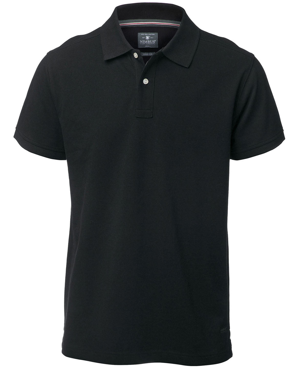 Pólóbolur Nimbus NB37M – Svartur – 4XL
