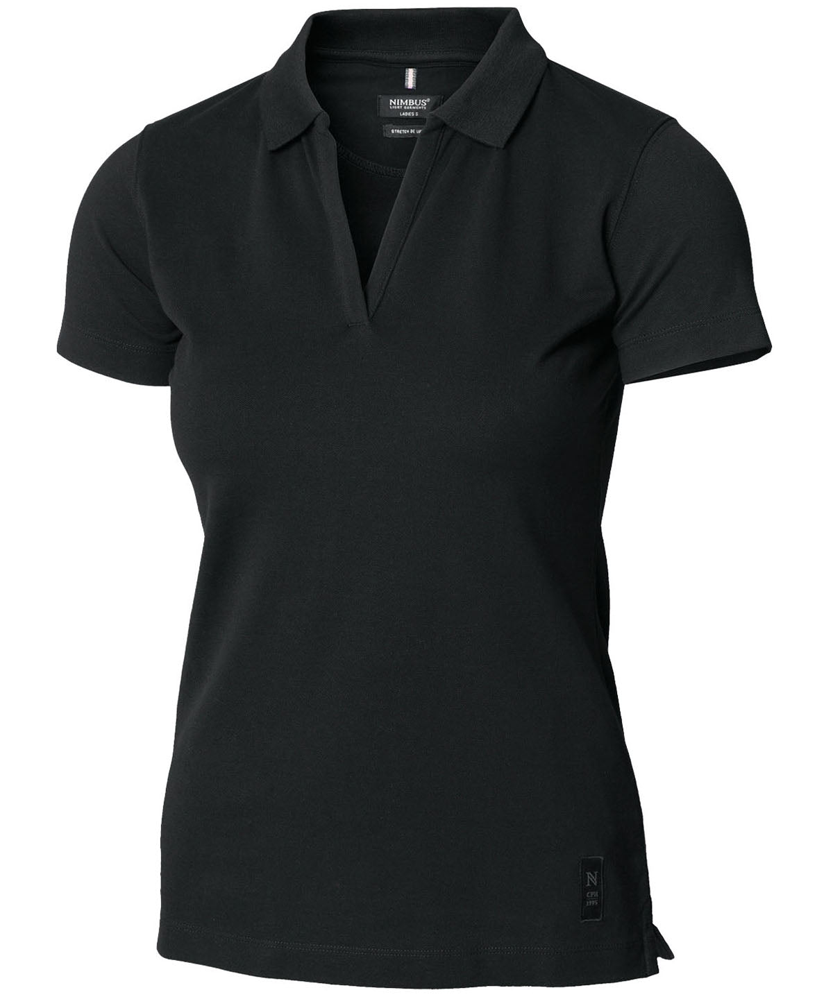 Pólóbolur Nimbus NB52F – Svartur – 3XL