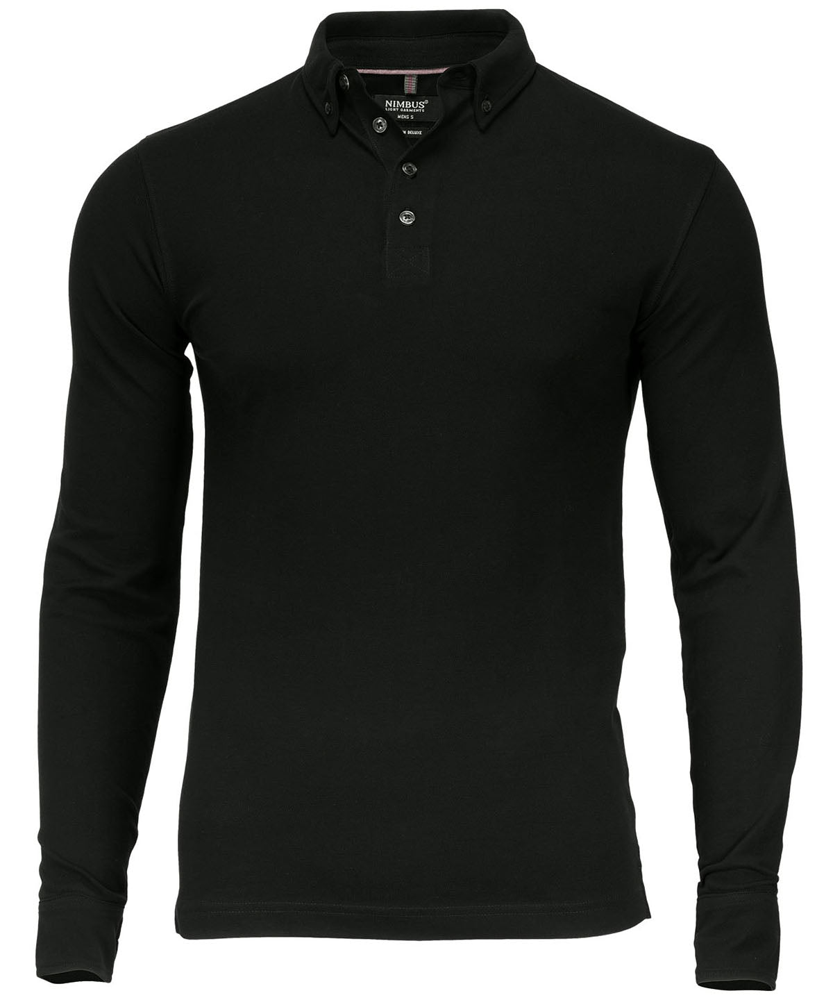 Pólóbolur Nimbus NB71M – Svartur – 4XL