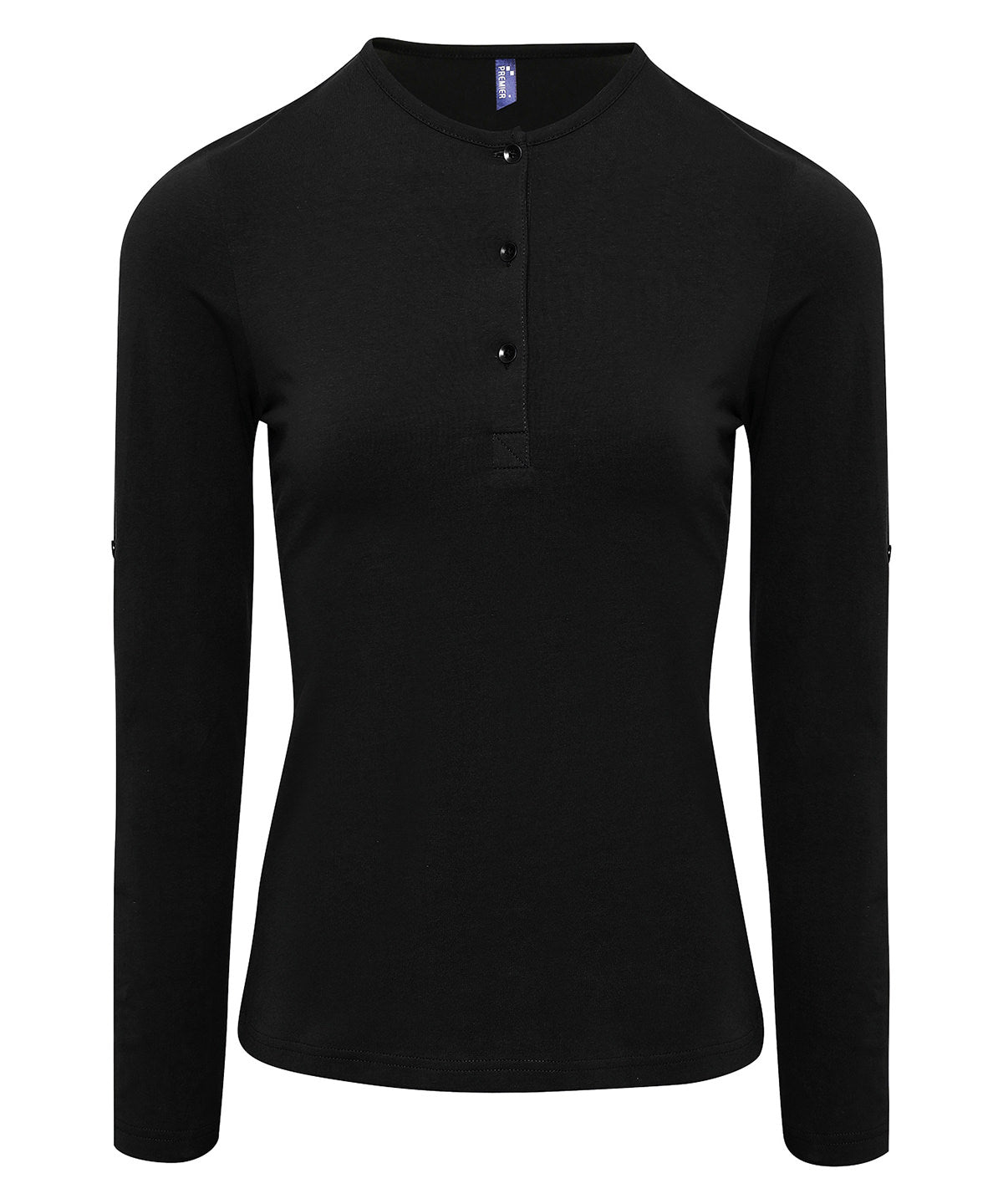 Stuttermabolur Premier PR318 – Svartur – 2XL