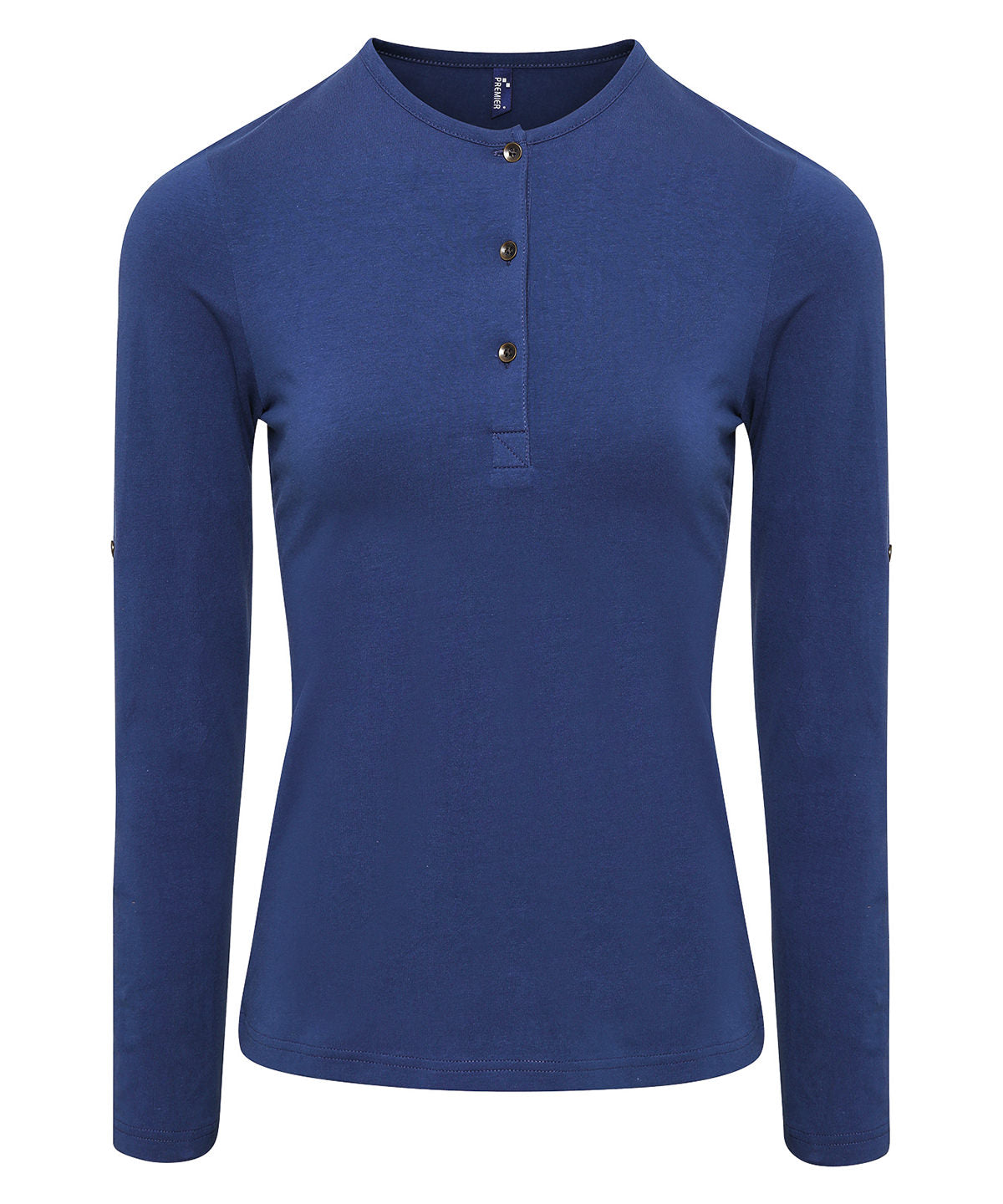 Stuttermabolur Premier PR318 – Indigo – 2XL