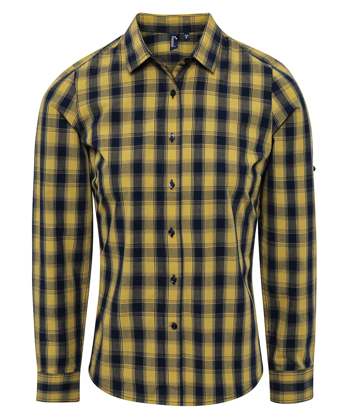 Skyrta Premier PR350 – Camel/Navy – 2XL