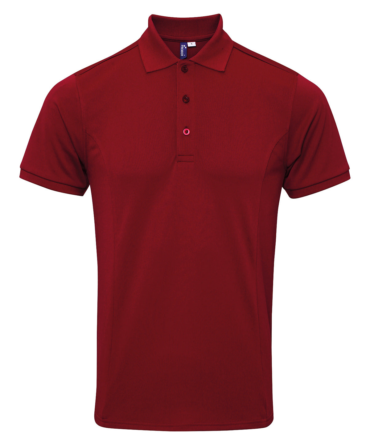 Pólóbolur Premier PR630 – Vínrauður – 4XL