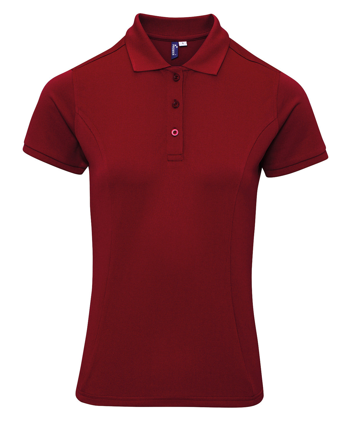 Pólóbolur Premier PR632 – Vínrauður – 2XL