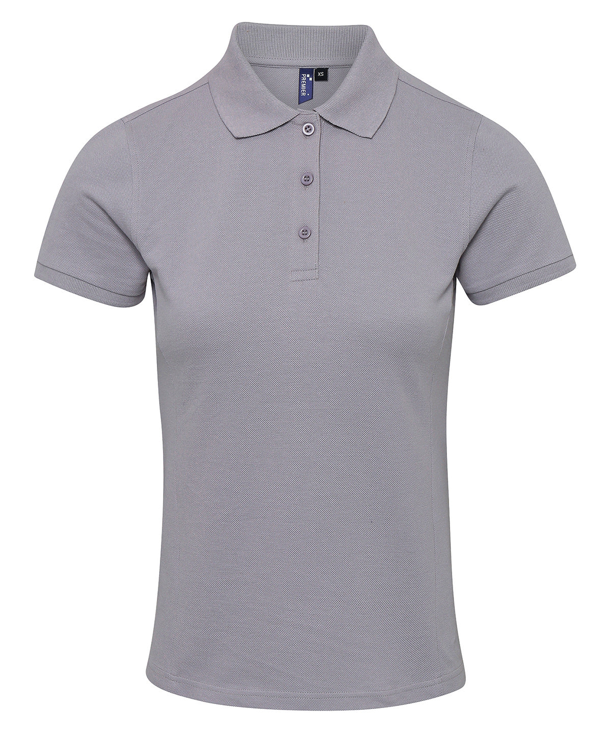 Pólóbolur Premier PR632 – Silfurgrár – 2XL