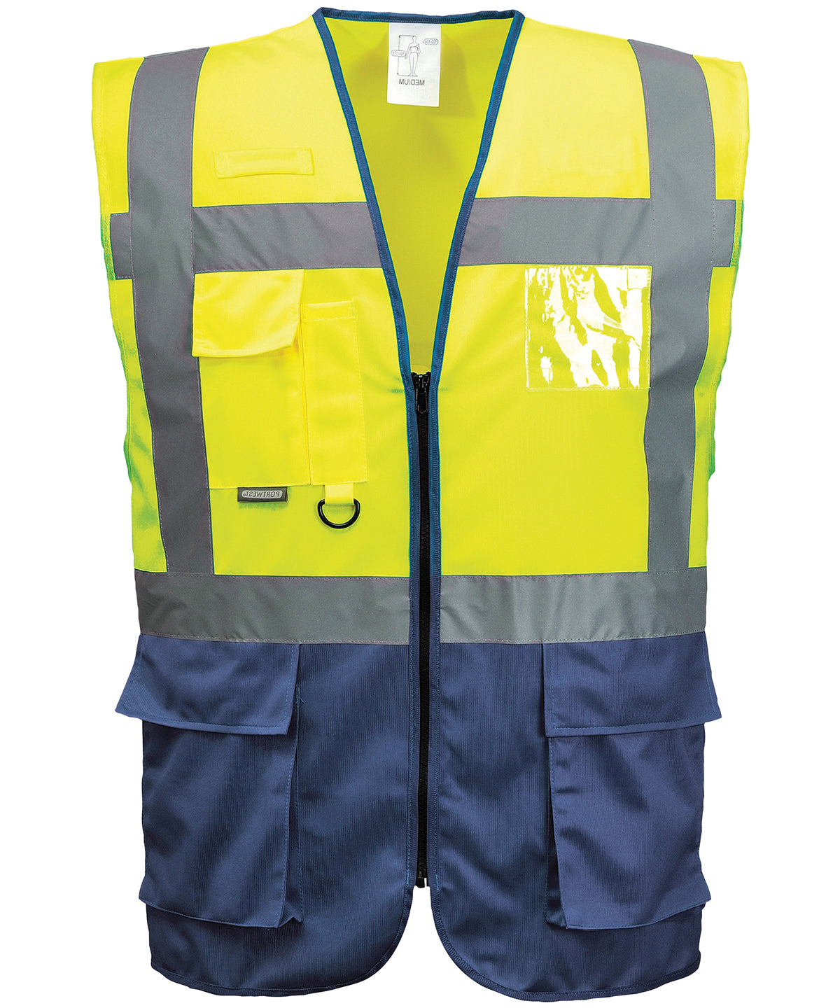 Öryggisvesti Portwest PW924 – Yellow/Navy – 2XL