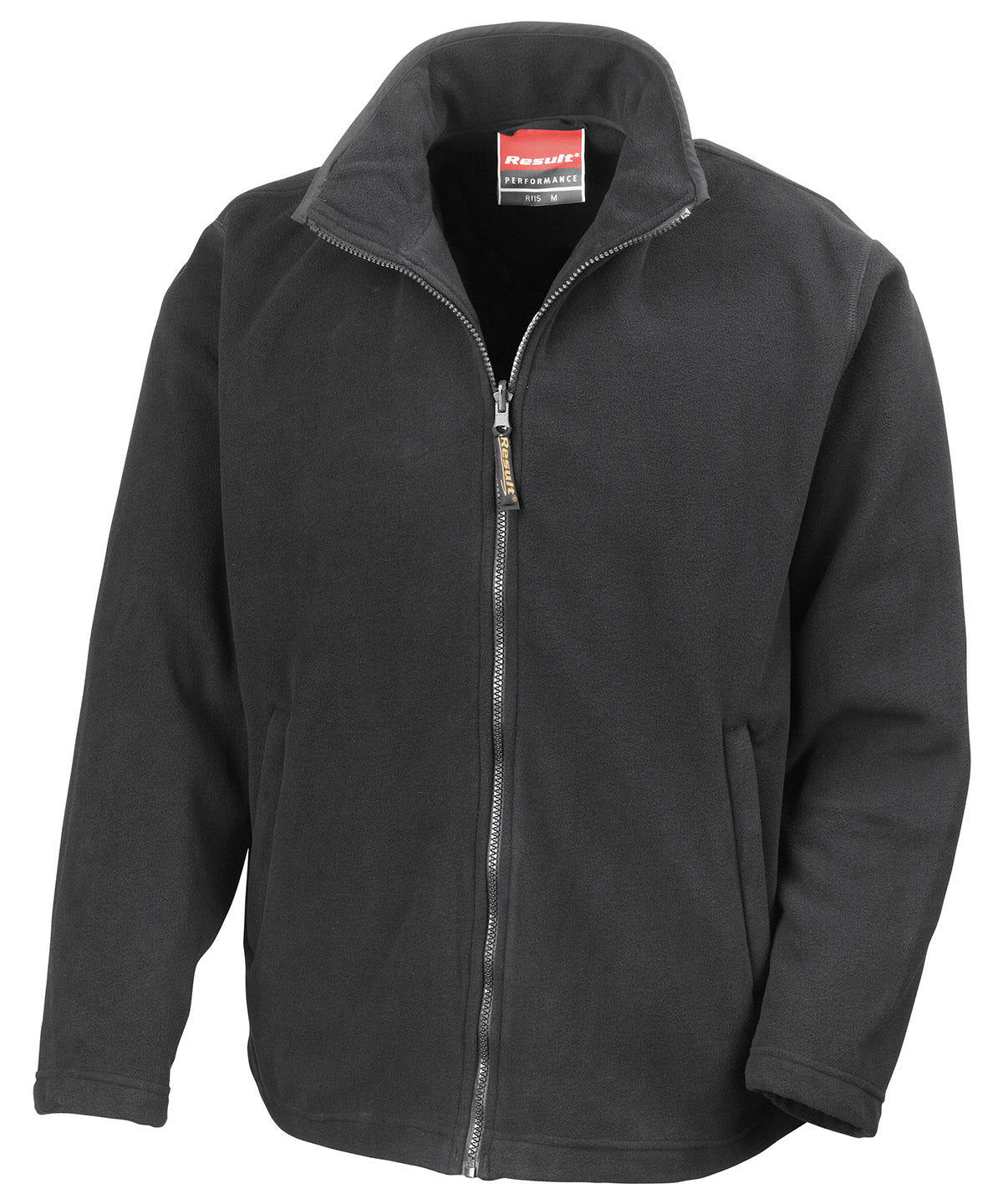 Flíspeysa Result R115A – Svartur – 3XL