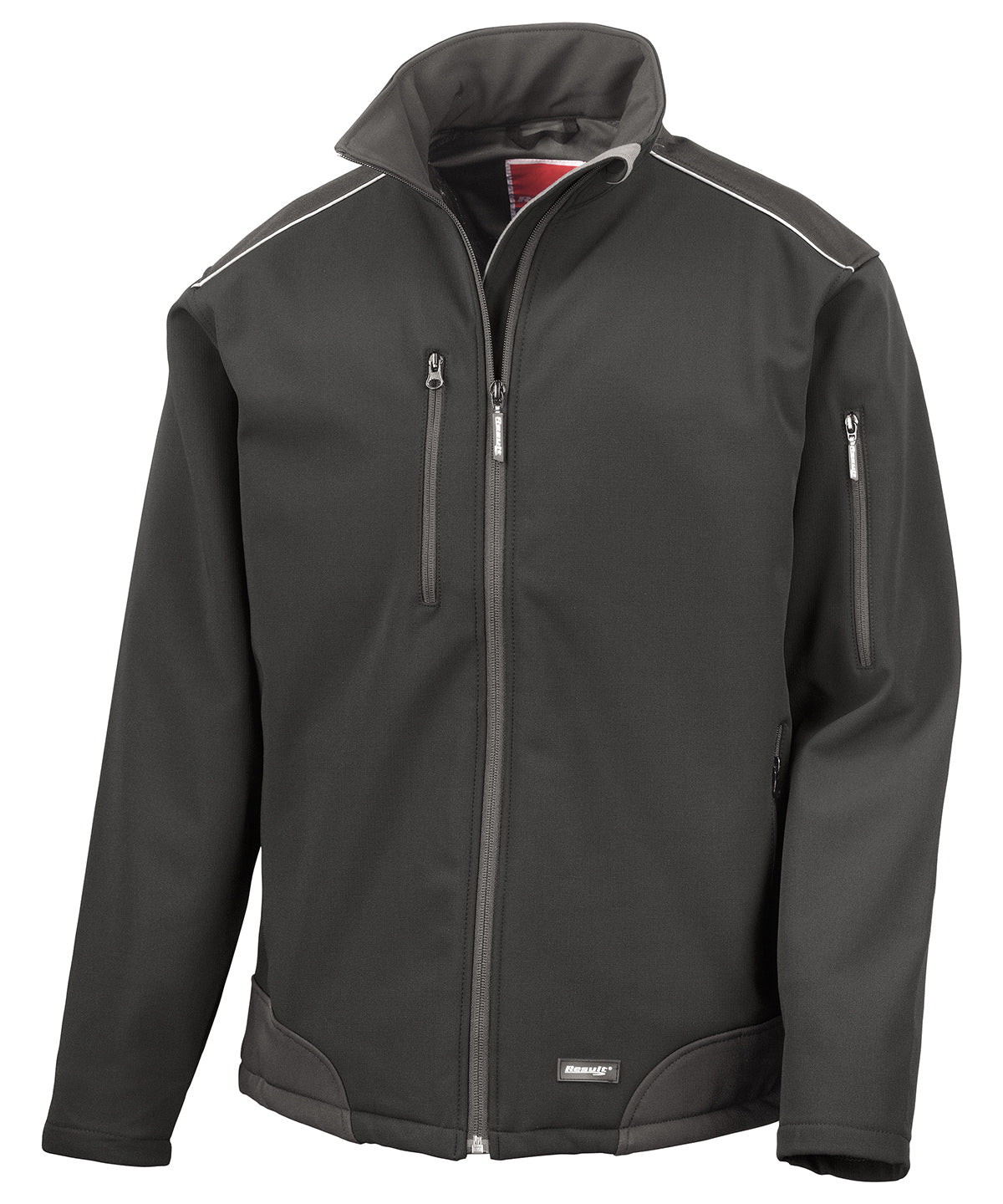 Softshell-jakki Result Workguard R124A – Black/Black – 4XL