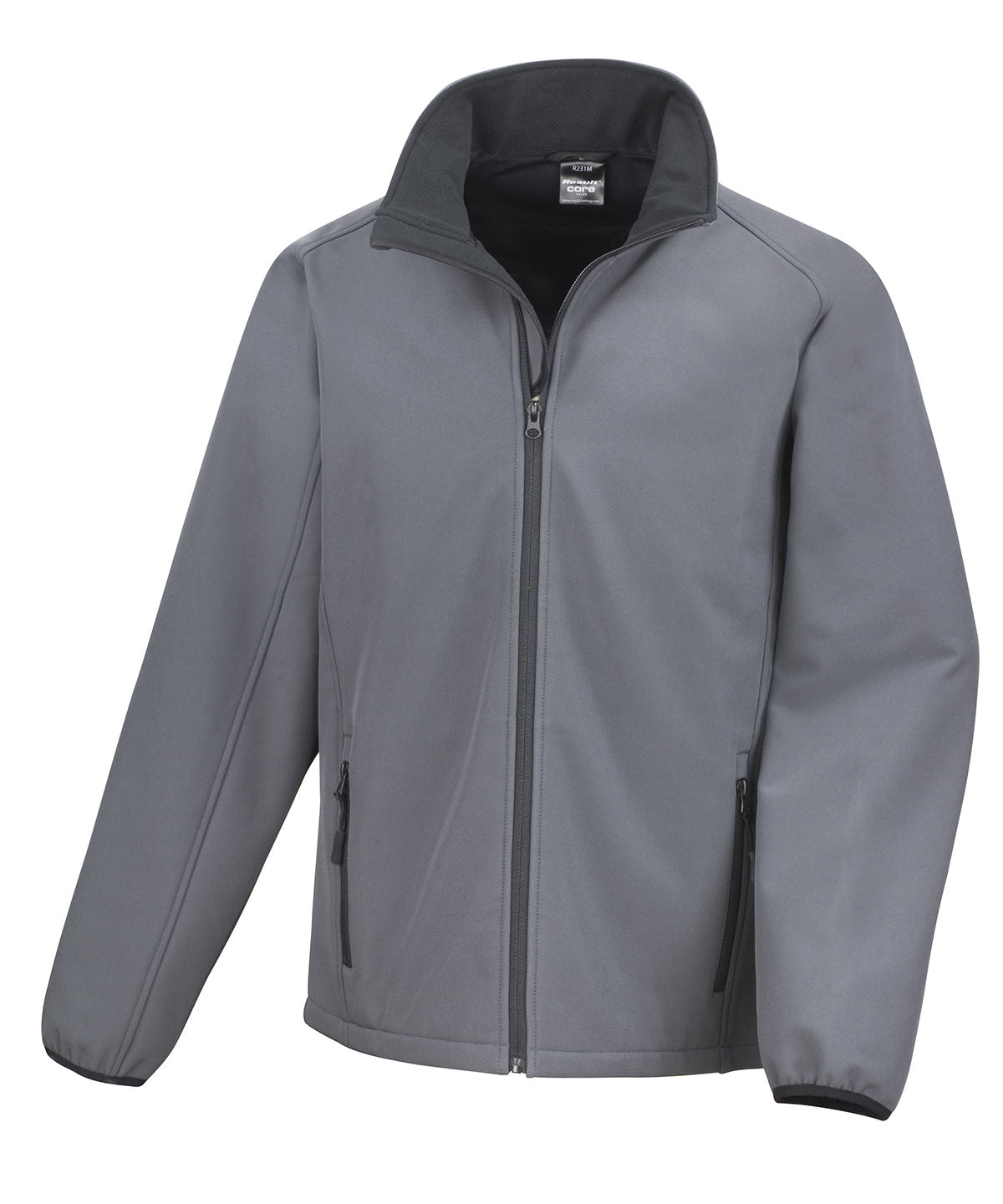 Softshell-jakki Result Core R231M – Charcoal/Black – 4XL