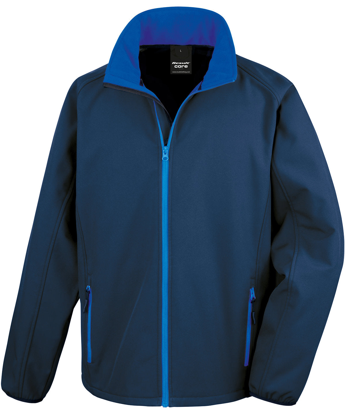 Softshell-jakki Result Core R231M – Navy/Royal – 4XL