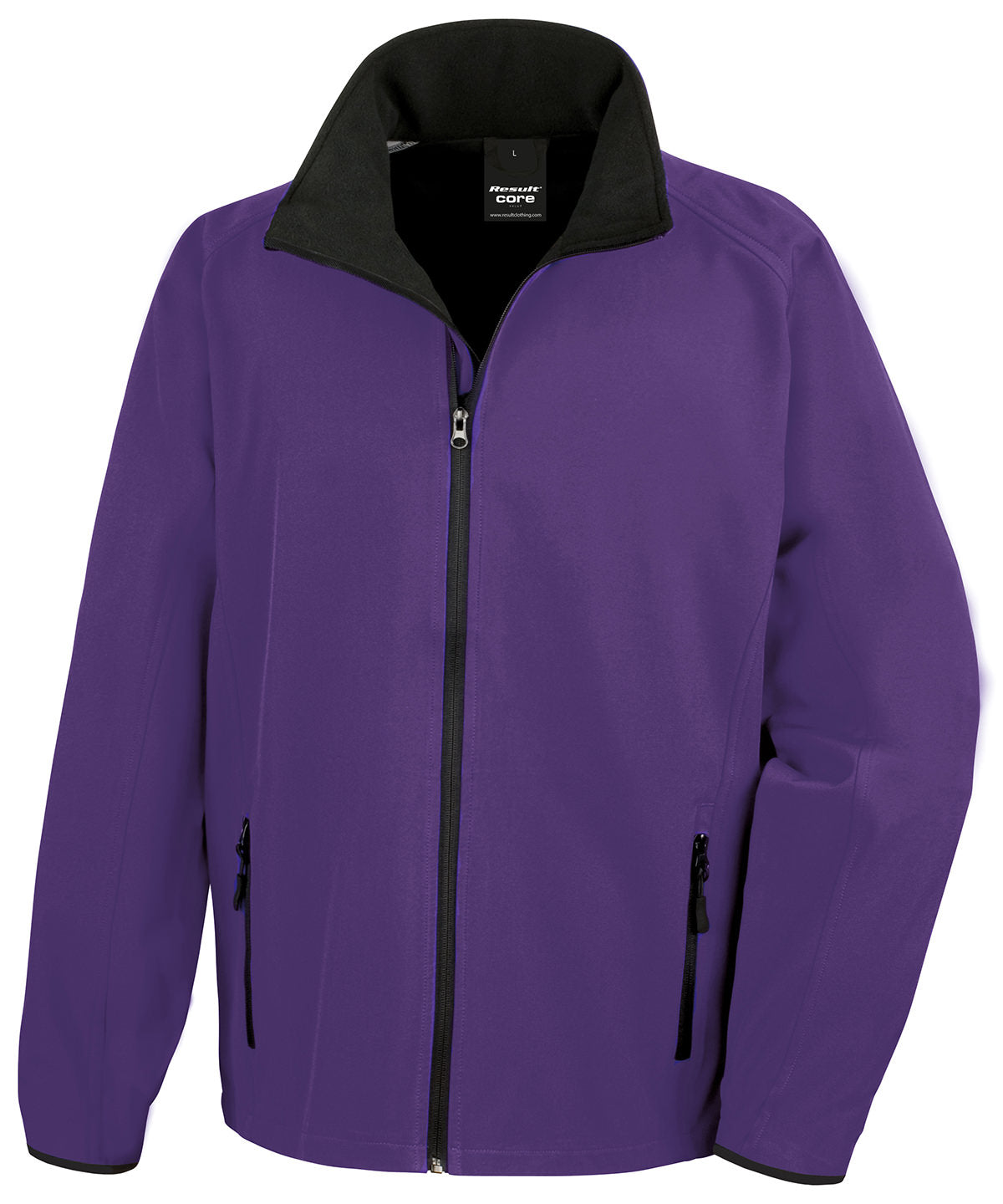 Softshell-jakki Result Core R231M – Purple/Black – 4XL