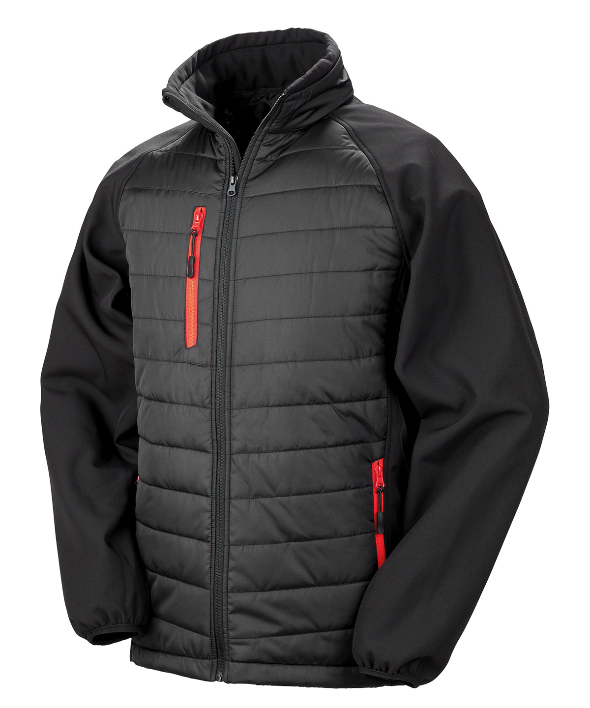 Softshell-jakki Result Recycled R237X – Black/Red – 4XL