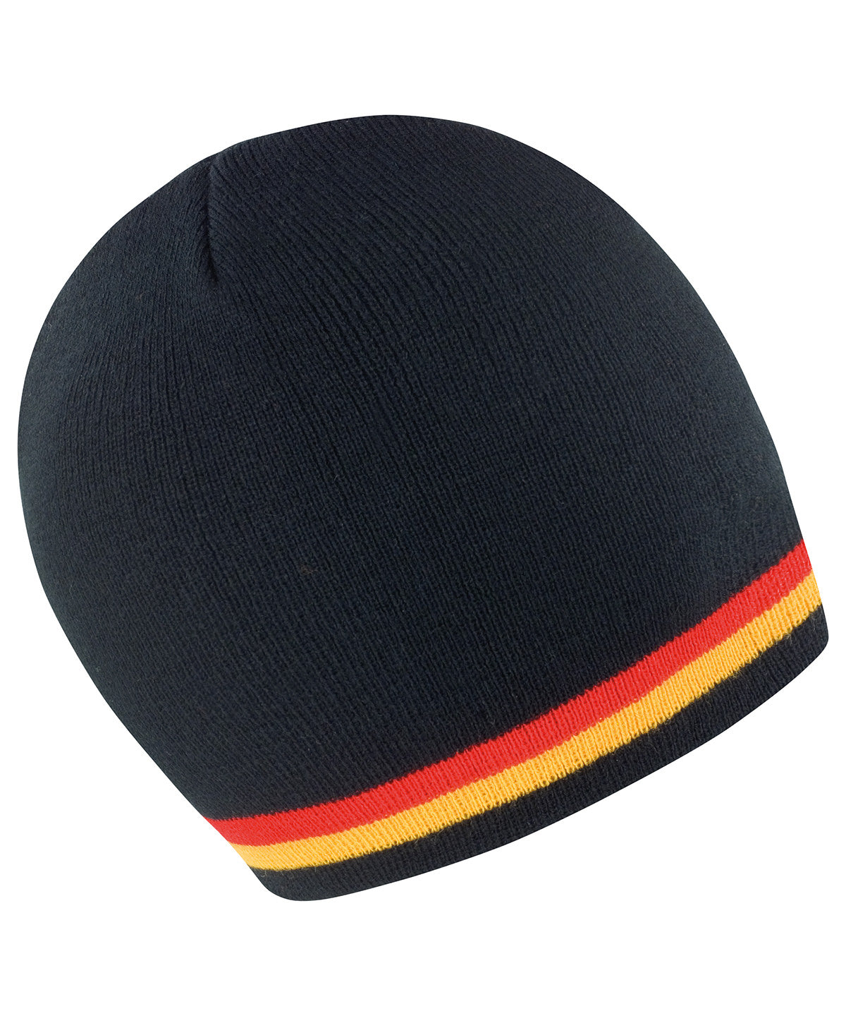 Húfa Result Winter Essentials R368X – Black/Red/Gold – One size