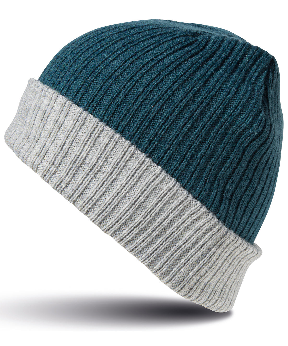 Húfa Result Winter Essentials R378X – Teal/Grey – One size