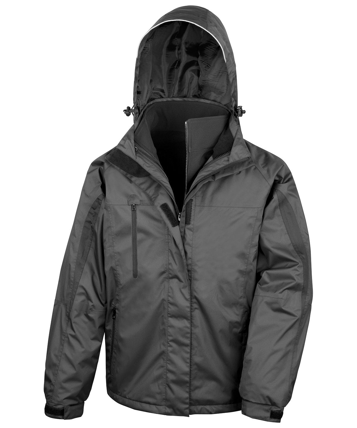 Softshell-jakki Result R400M – Black/Black – 4XL