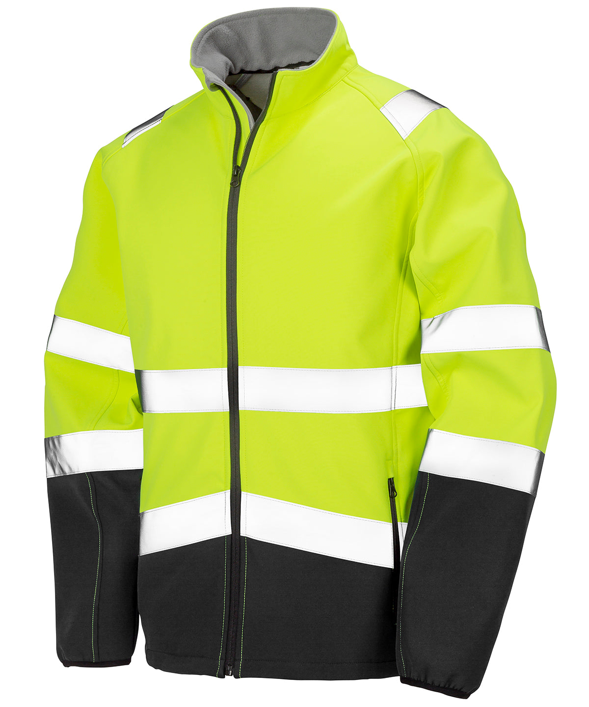 Softshell-jakki Result Safeguard R450X – Fluorescent Yellow/Black – 4XL