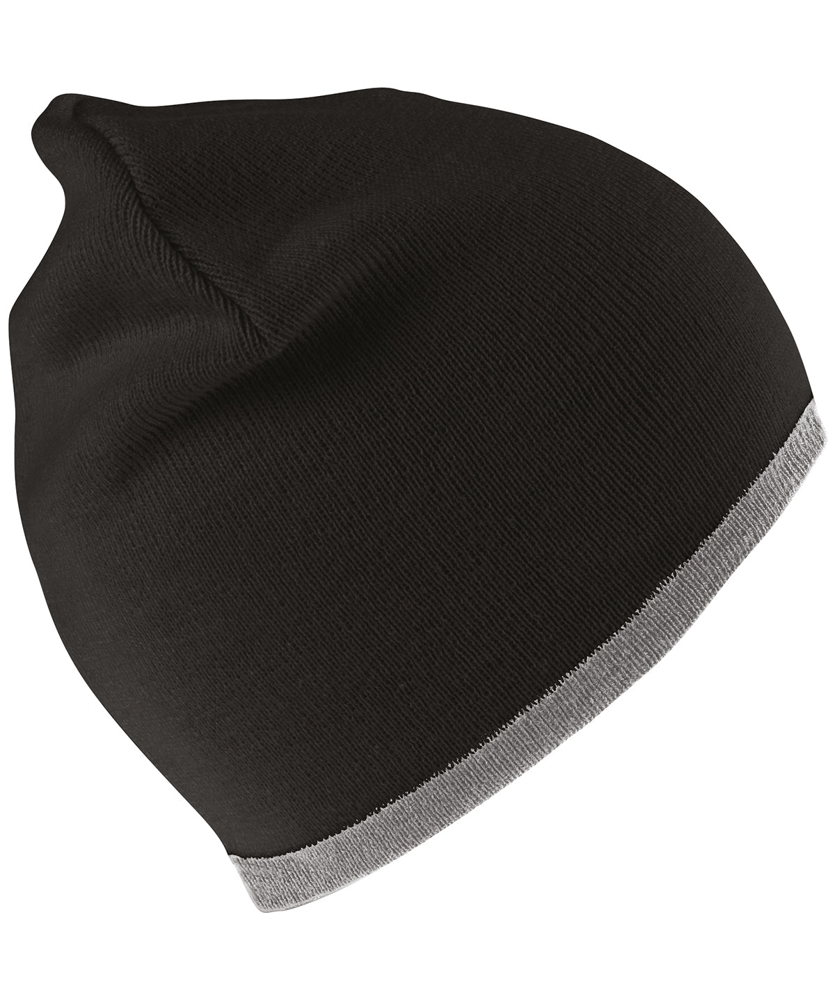 Húfa Result Winter Essentials RC046 – Black/Grey – One size