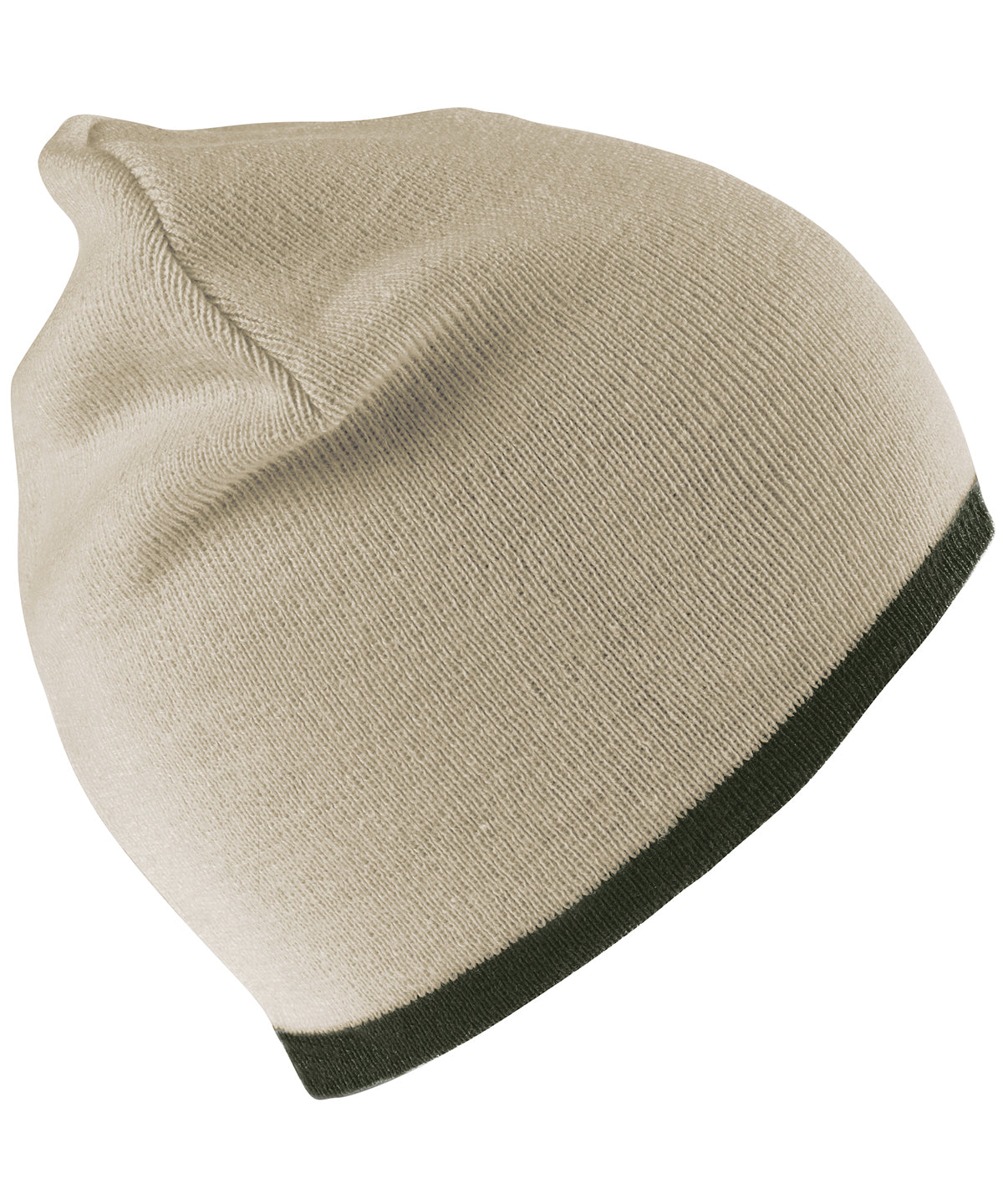 Húfa Result Winter Essentials RC046 – Stone/Olive – One size