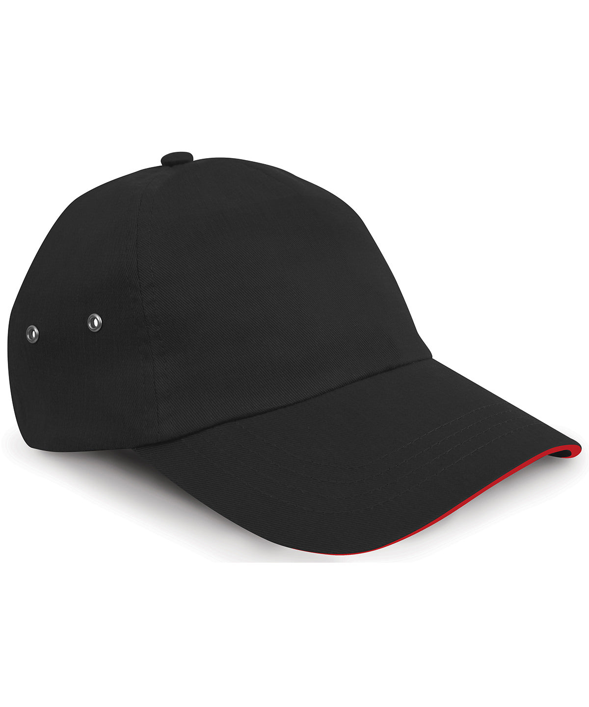 Derhúfa Result Headwear RC72X – Black/Red – One size