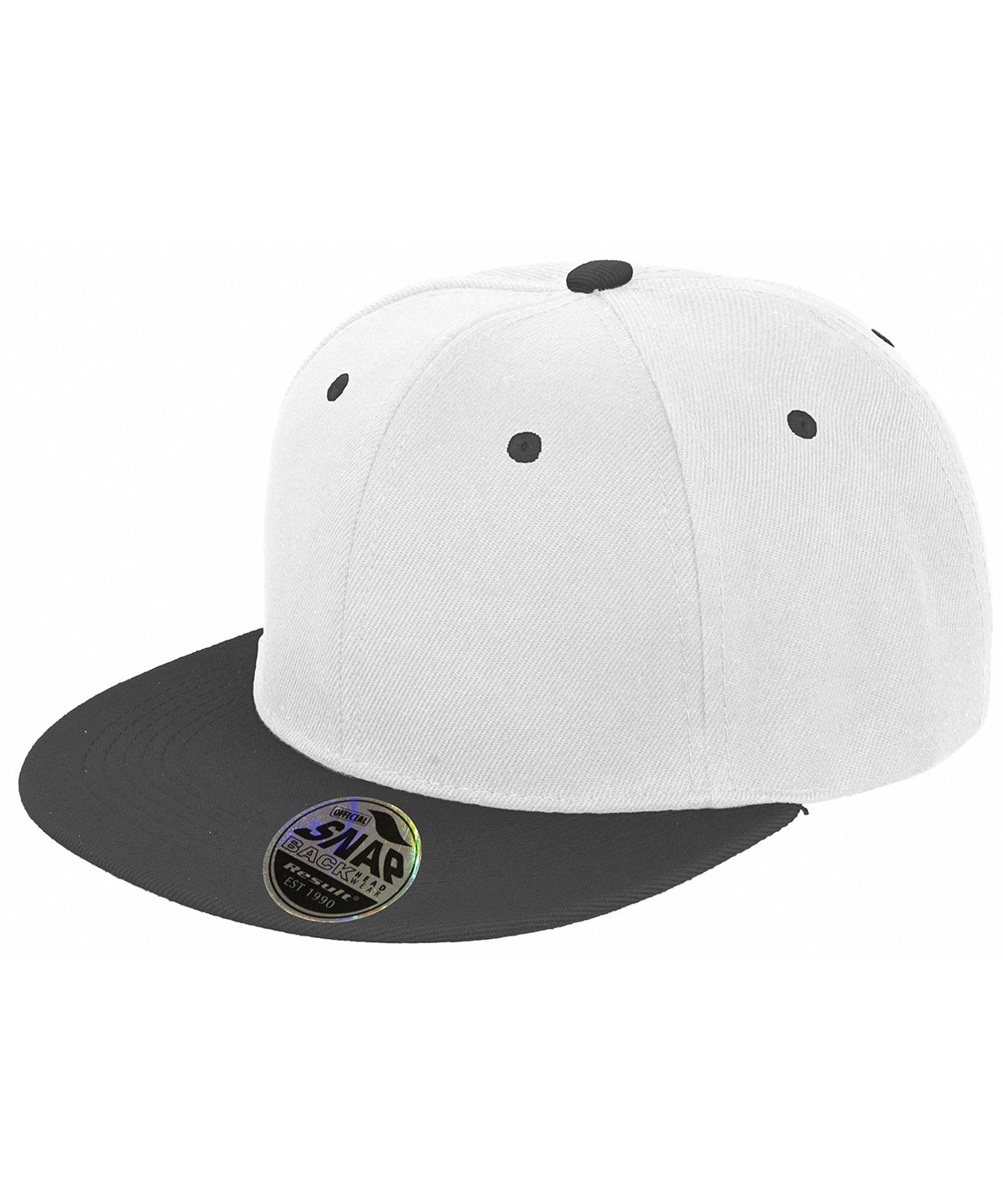 Derhúfa Result Headwear RC82X – White/Black – One size
