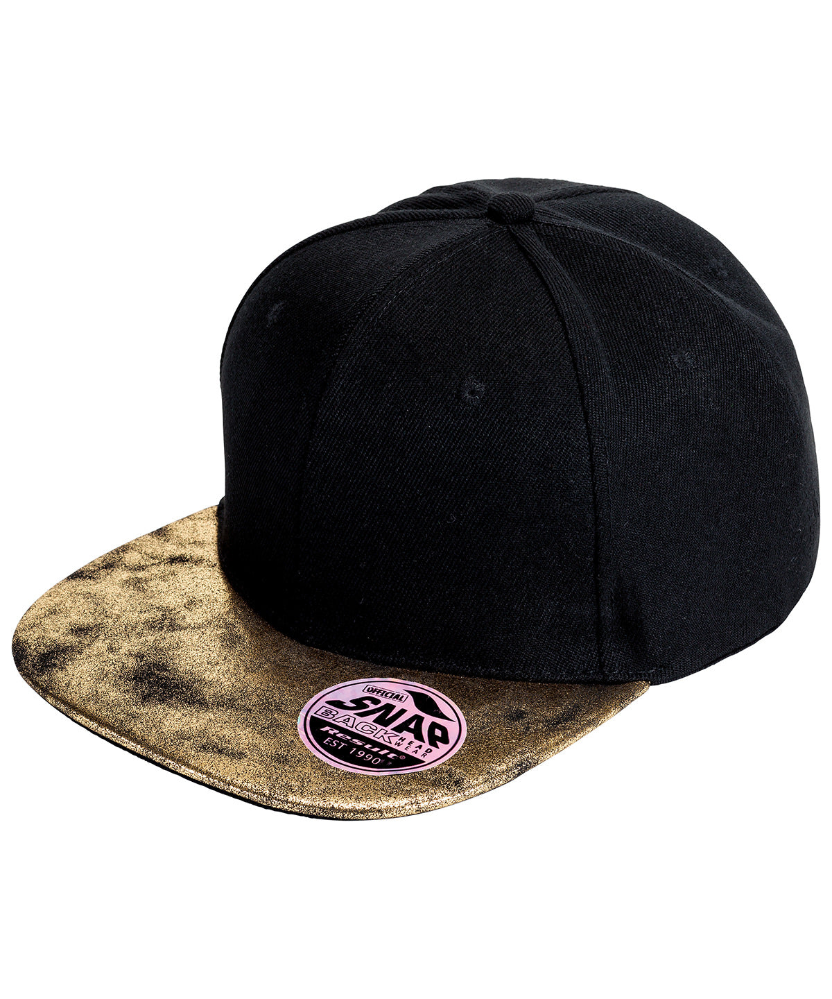 Derhúfa Result Headwear RC87X – Black/Gold – One size