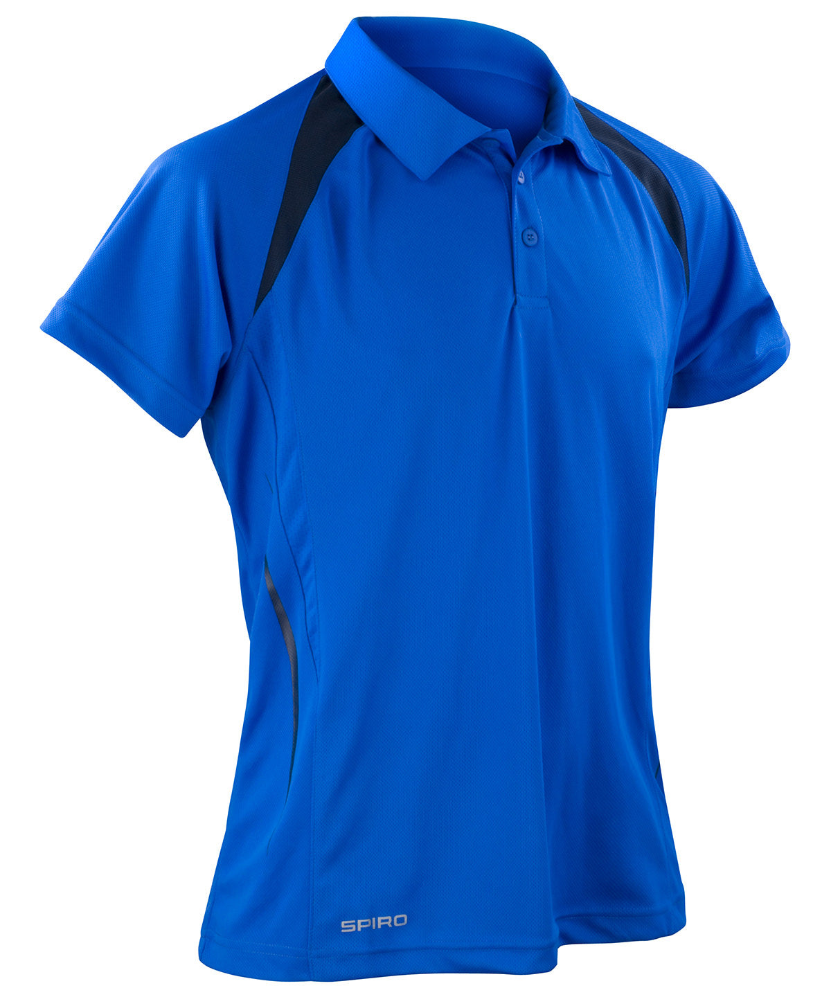 Pólóbolur Spiro S177M – Royal/Navy – 4XL
