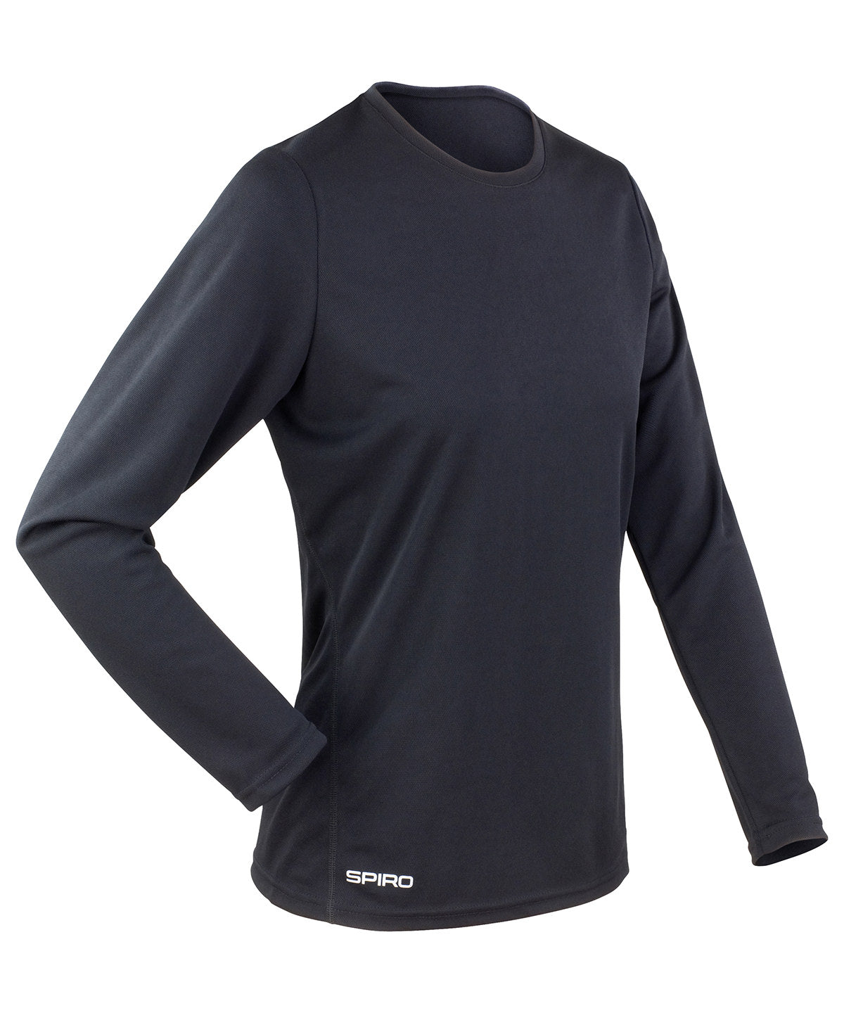 Stuttermabolur Spiro S254F – Svartur – XL