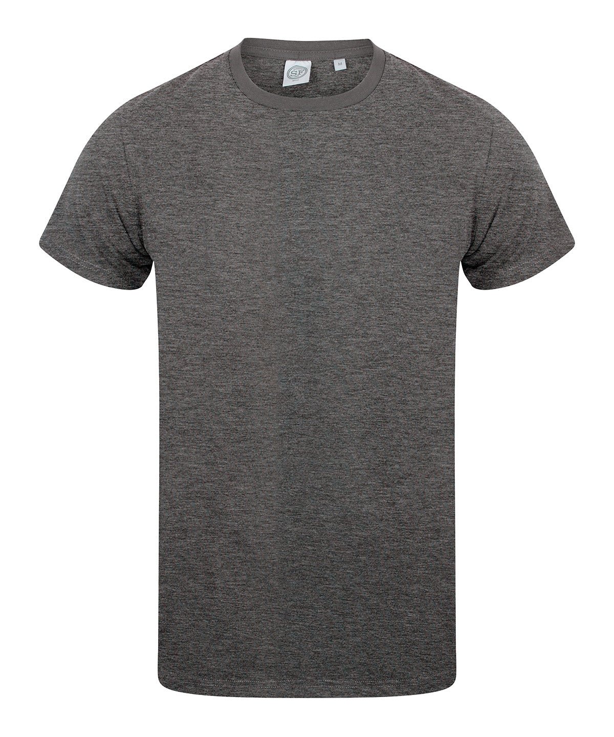 Stuttermabolur SF SF121 – Heather Charcoal – 2XL