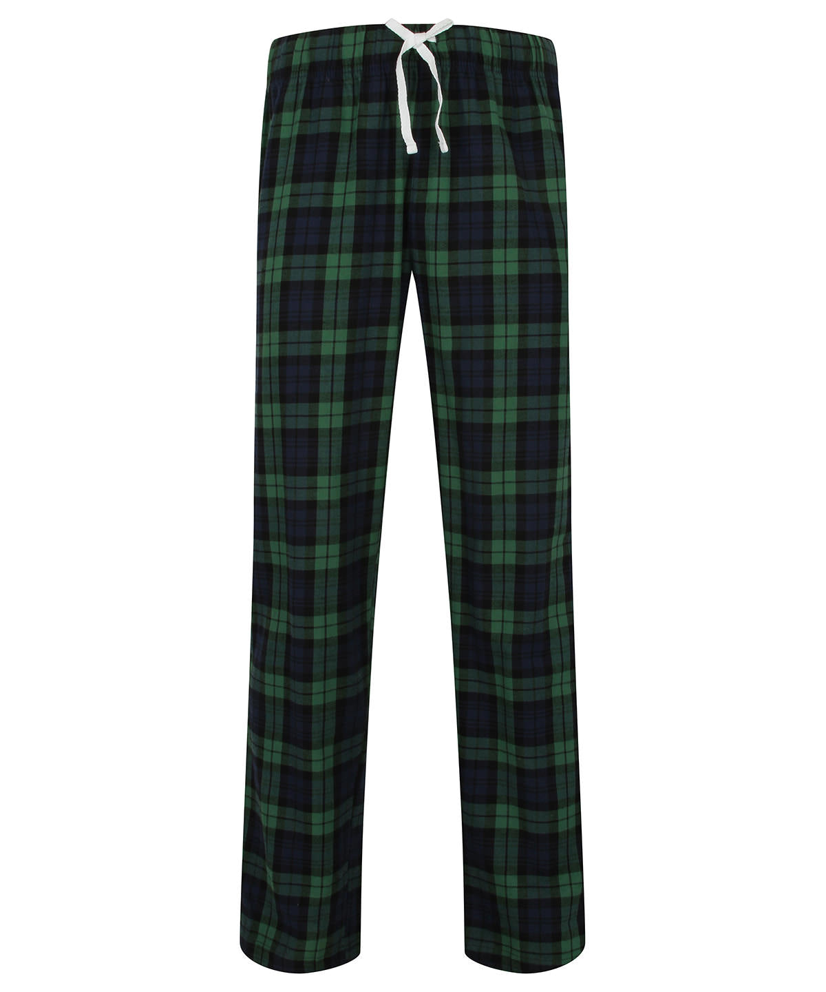 Þægindabuxur SF SFM83 – Navy/Green Check – 2XL