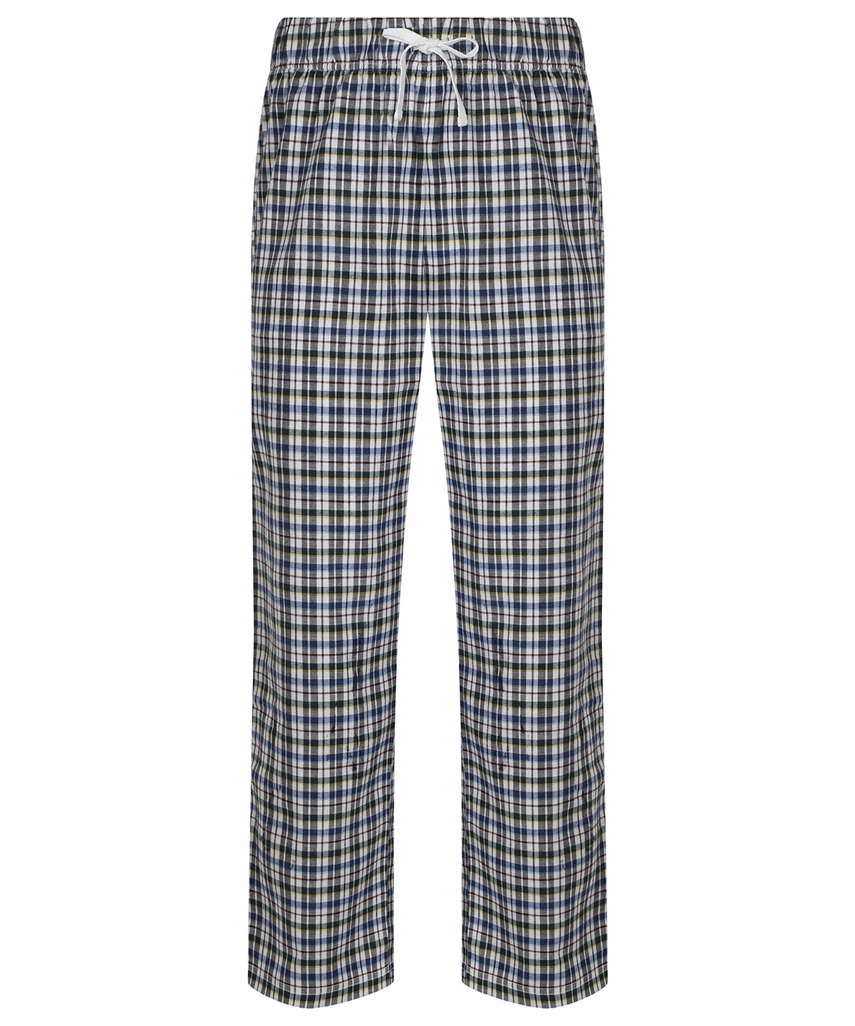 Þægindabuxur SF SFM83 – White/Multi Check – 2XL