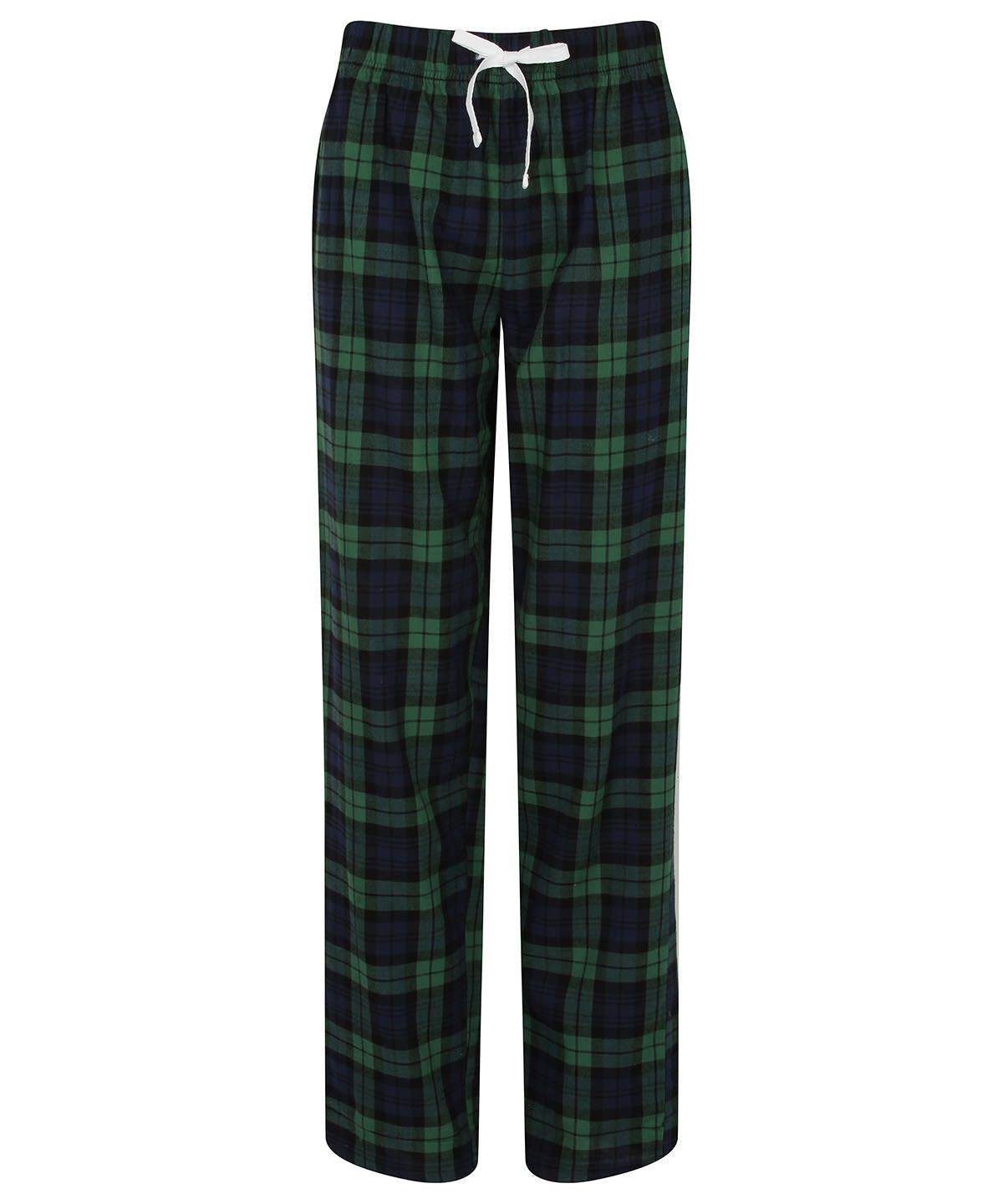 Þægindabuxur SF SK083 – Navy/Green Check – XL
