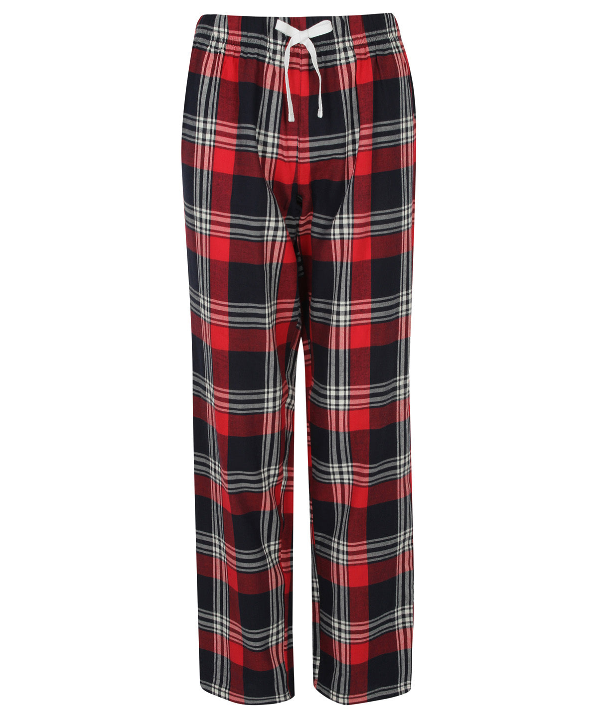 Þægindabuxur SF SK083 – Red/Navy Check – 3XL